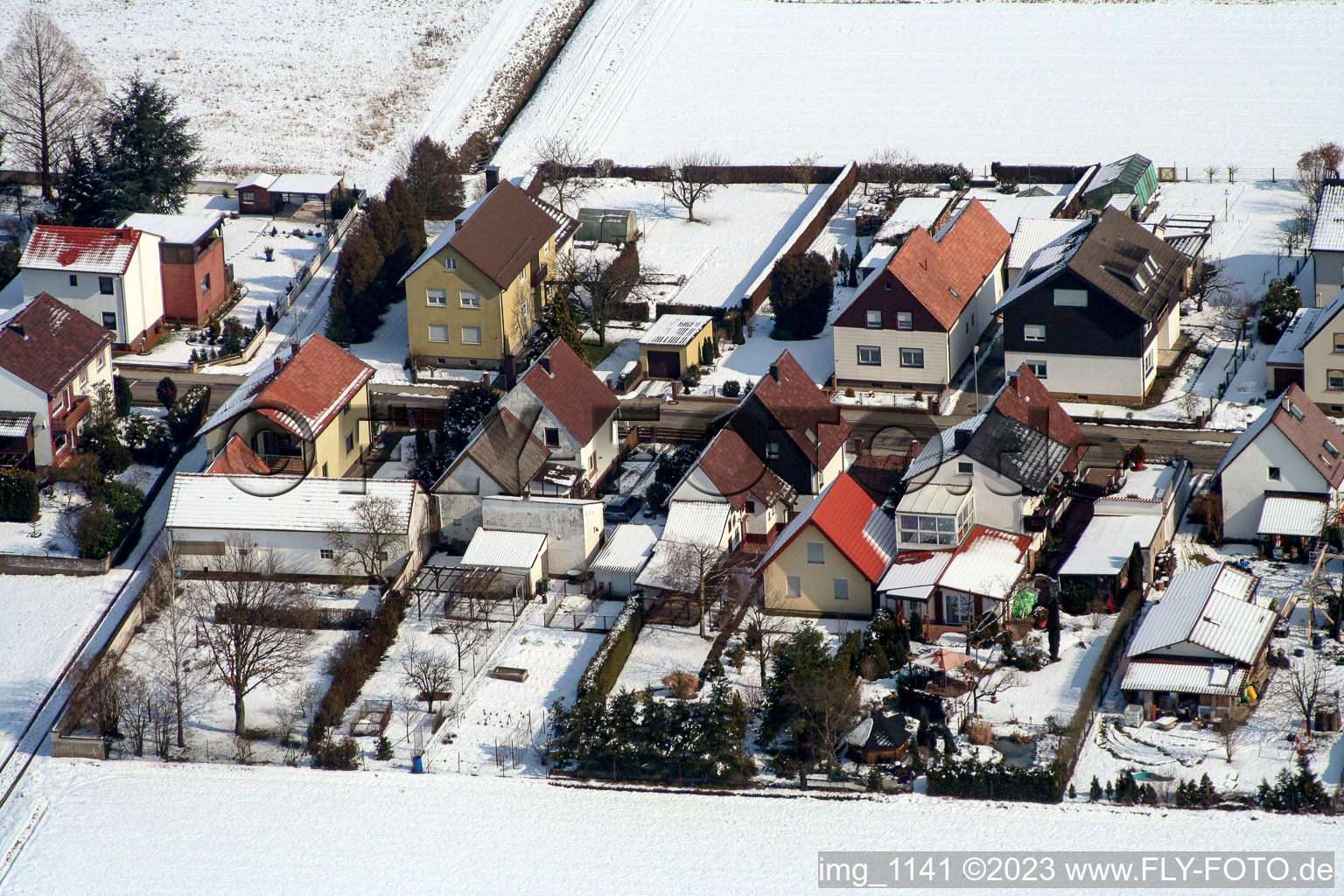 Luftbild von Freckenfeld S im Bundesland Rheinland-Pfalz, Deutschland