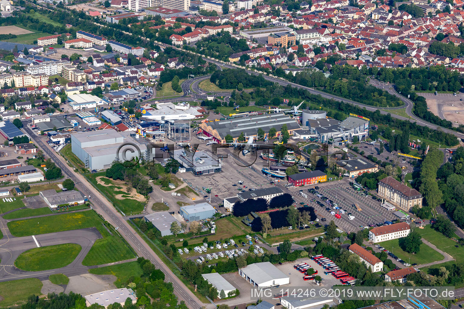 Technikmuseum in Speyer im Bundesland Rheinland-Pfalz, Deutschland