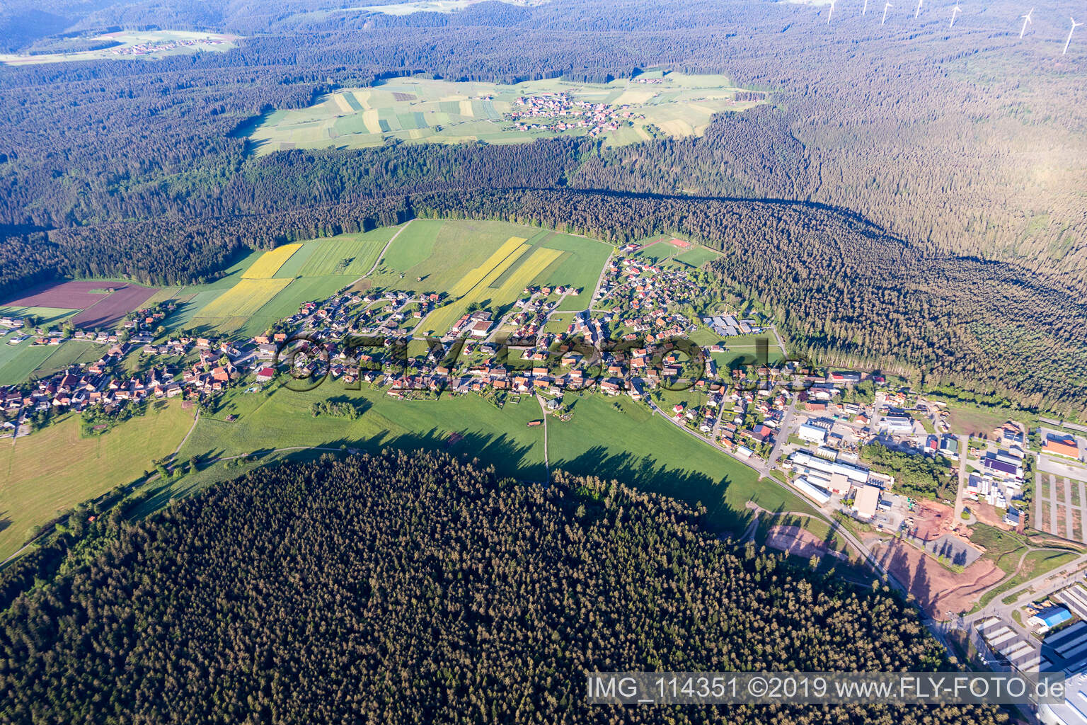 Luftbild von Simmersfeld im Bundesland Baden-Württemberg, Deutschland