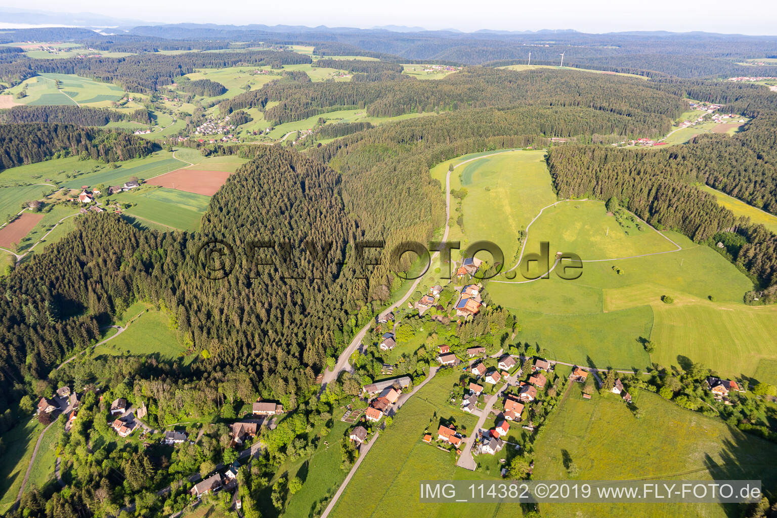 Luftbild von Sterneck im Bundesland Baden-Württemberg, Deutschland