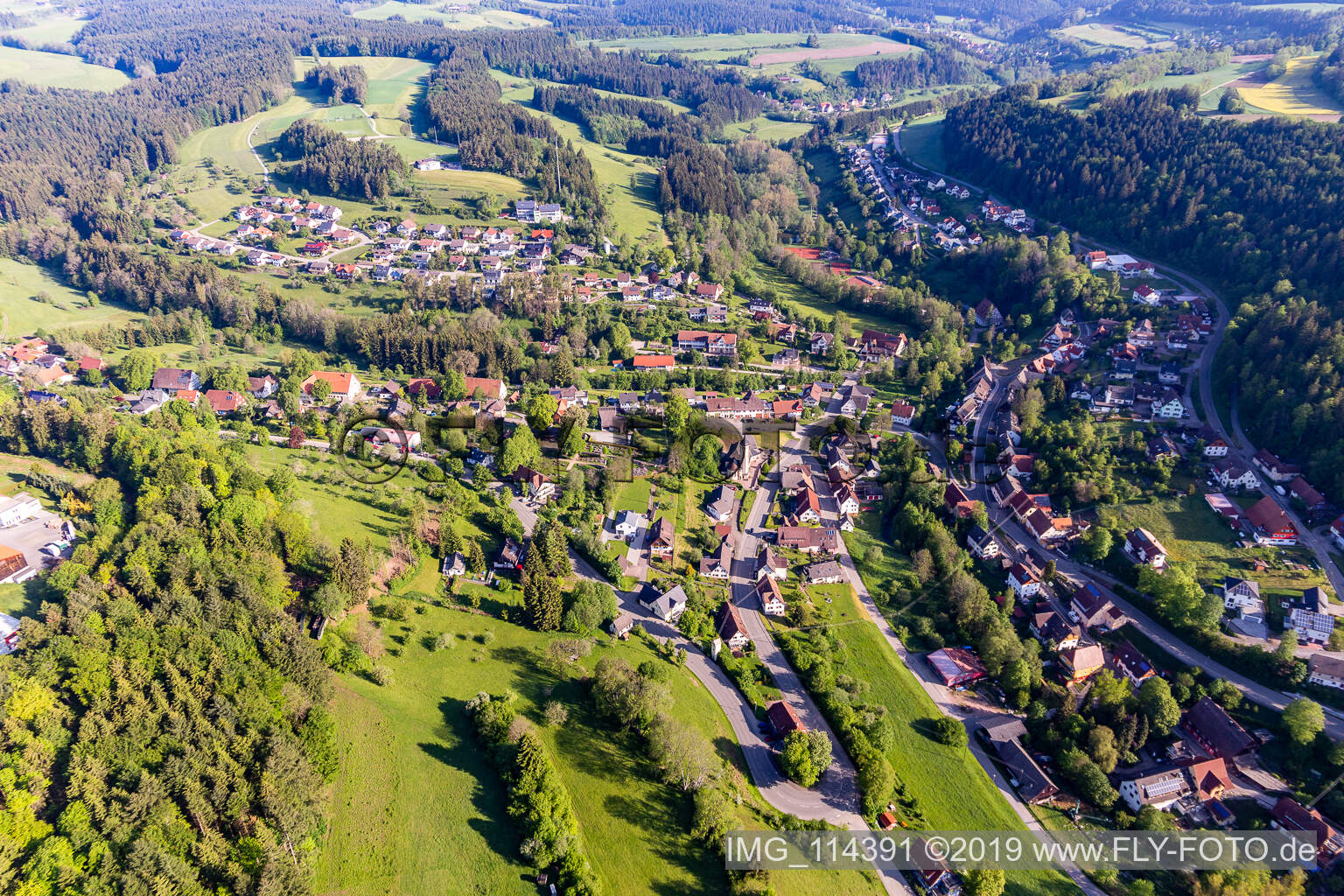 Luftaufnahme von Betzweiler im Bundesland Baden-Württemberg, Deutschland