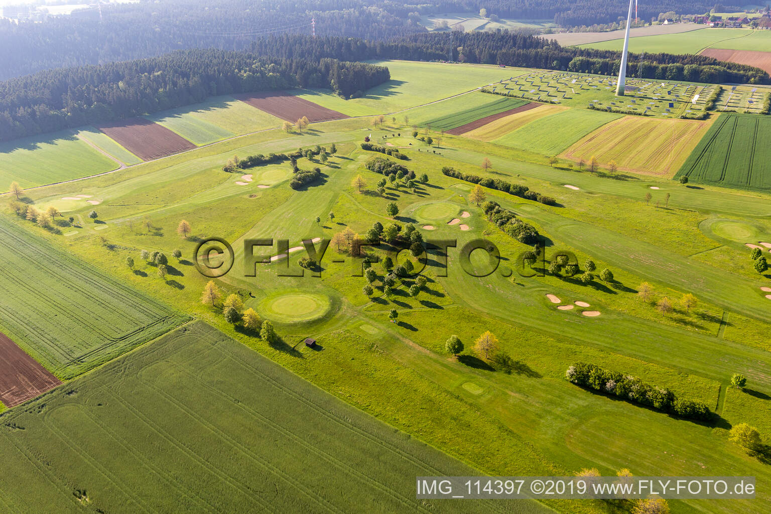 Luftaufnahme von Golfclub Alpirsbach e.V im Bundesland Baden-Württemberg, Deutschland