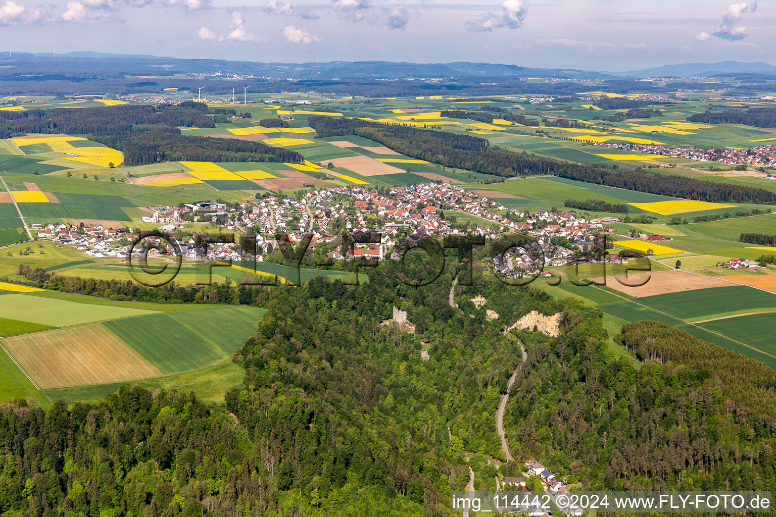 Ortsteil Herrenzimmern in Bösingen im Bundesland Baden-Württemberg, Deutschland