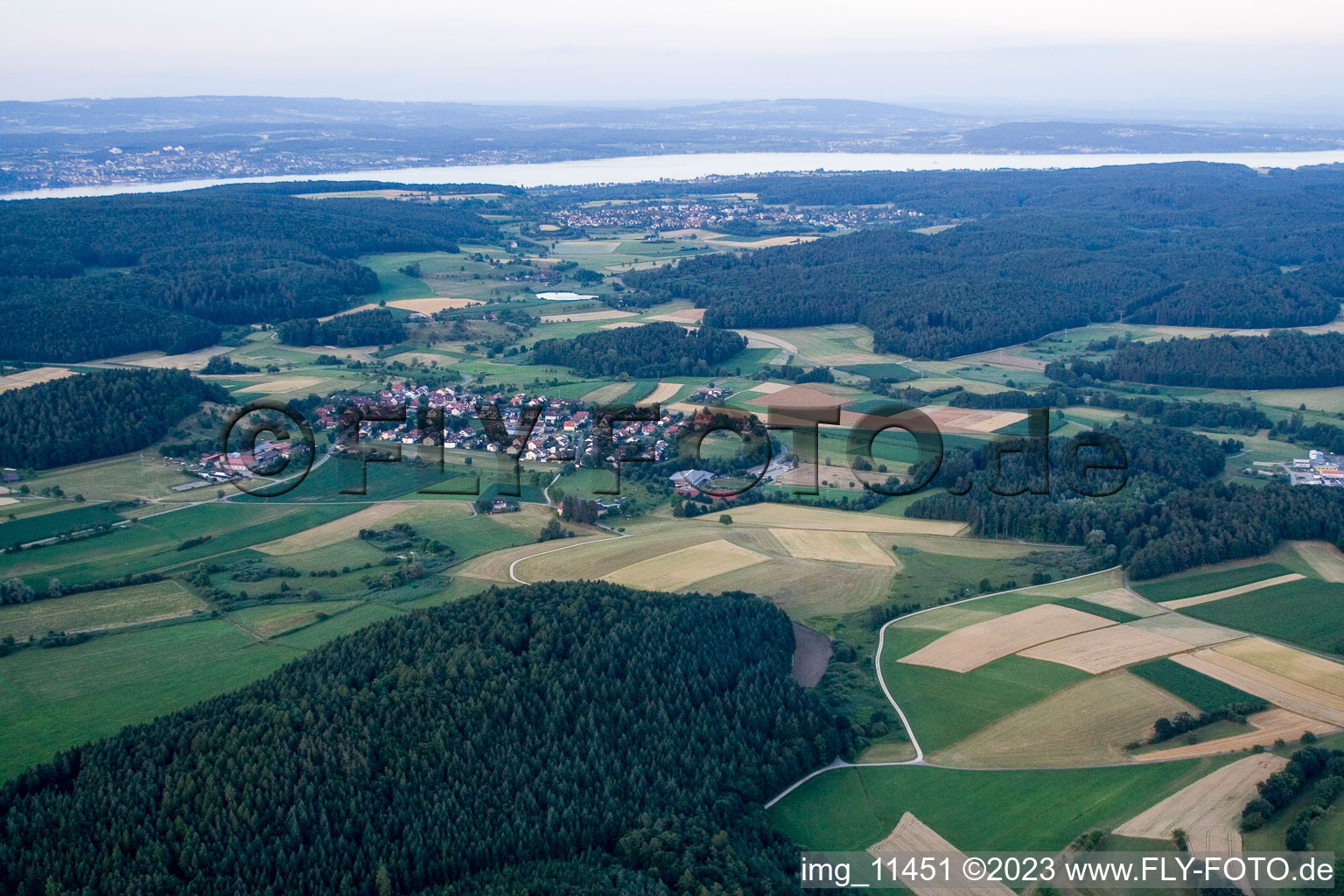 Luftbild von Kaltbrunn im Bundesland Baden-Württemberg, Deutschland