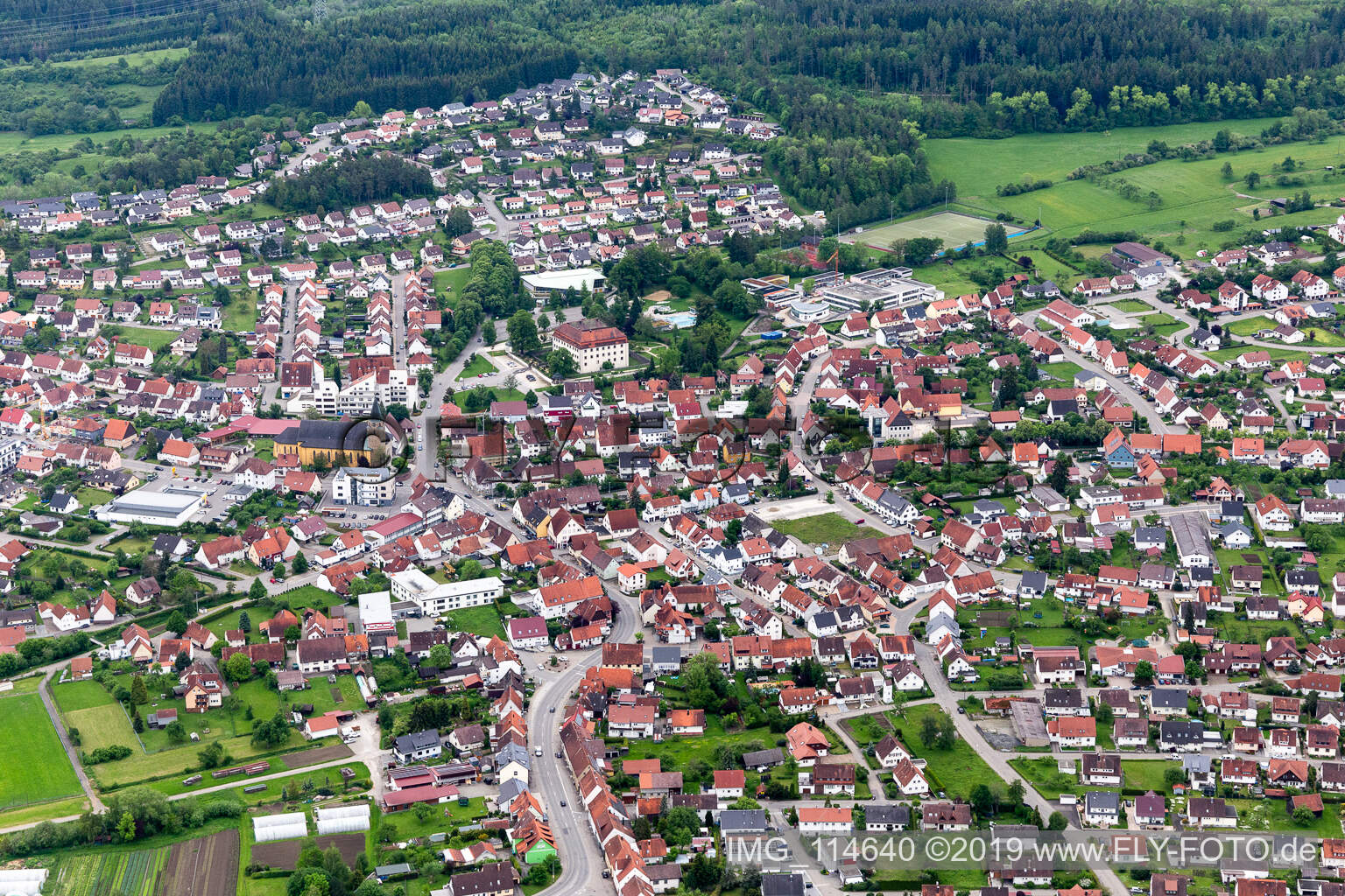 Geislingen im Bundesland Baden-Württemberg, Deutschland aus der Luft