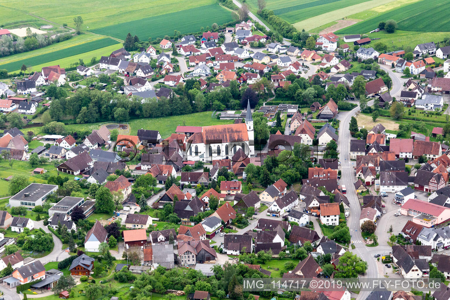 Luftbild von Gruol im Bundesland Baden-Württemberg, Deutschland