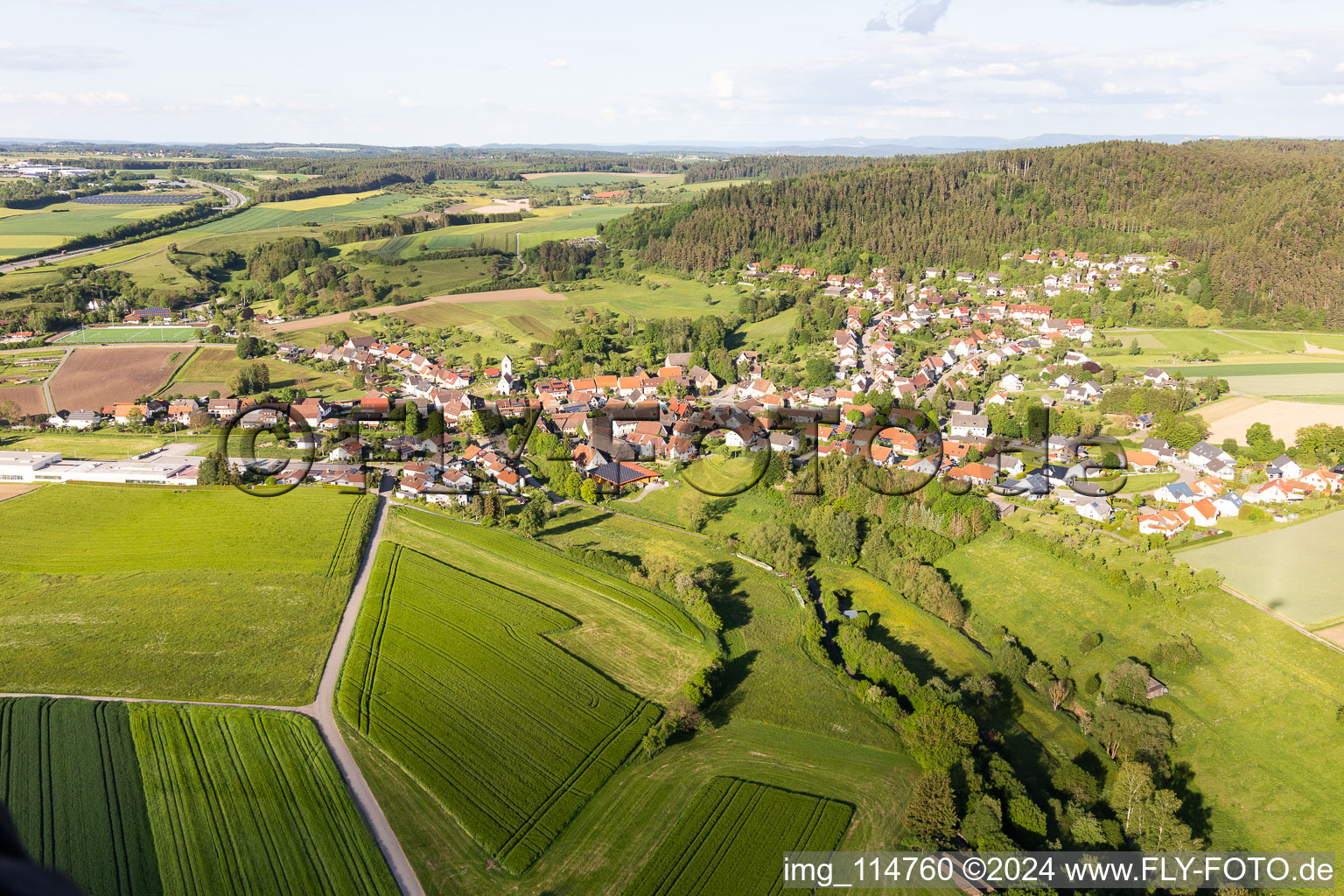 Ortsteil Renfrizhausen in Sulz am Neckar im Bundesland Baden-Württemberg, Deutschland