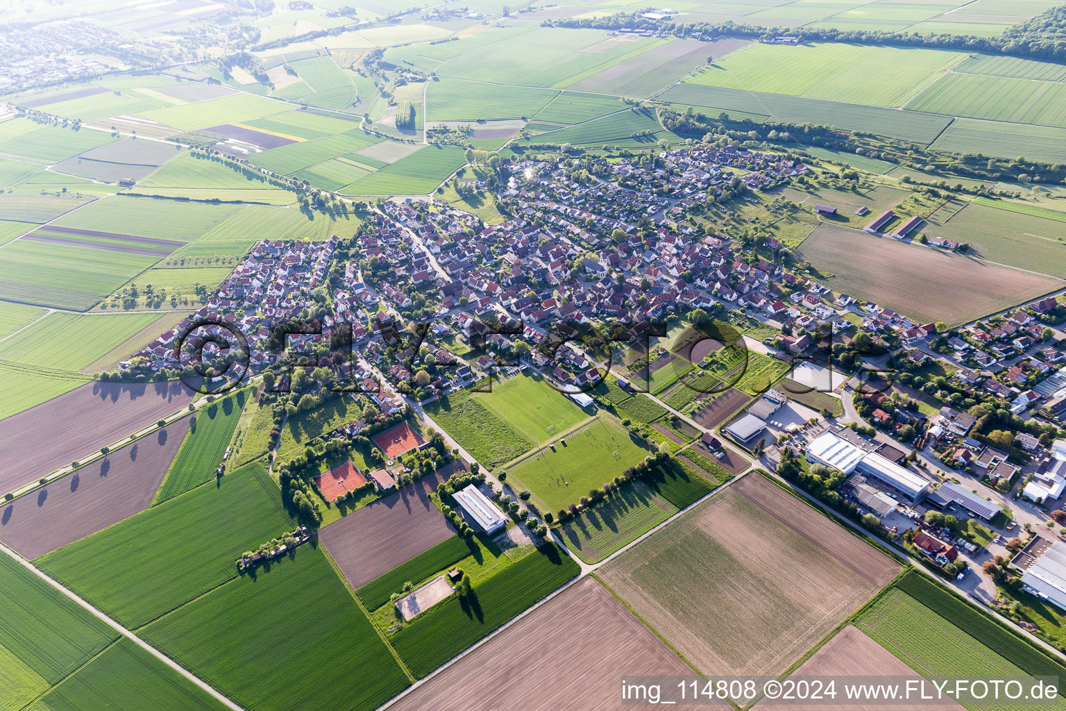 Hailfingen im Bundesland Baden-Württemberg, Deutschland