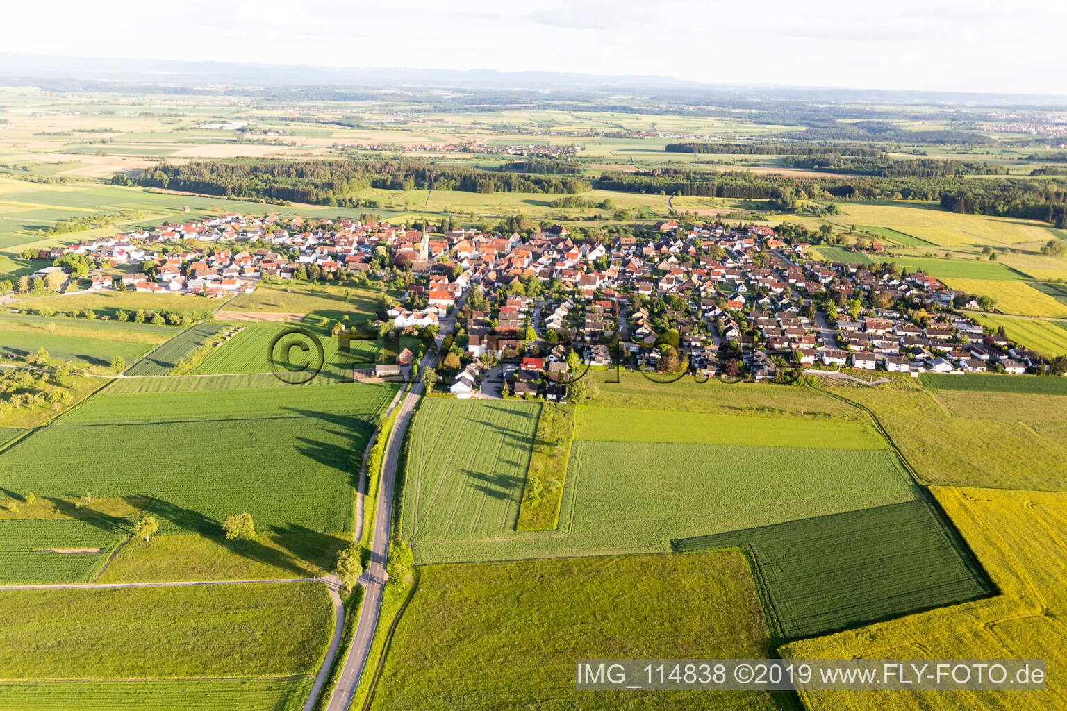 Luftbild von Nagold im Bundesland Baden-Württemberg, Deutschland