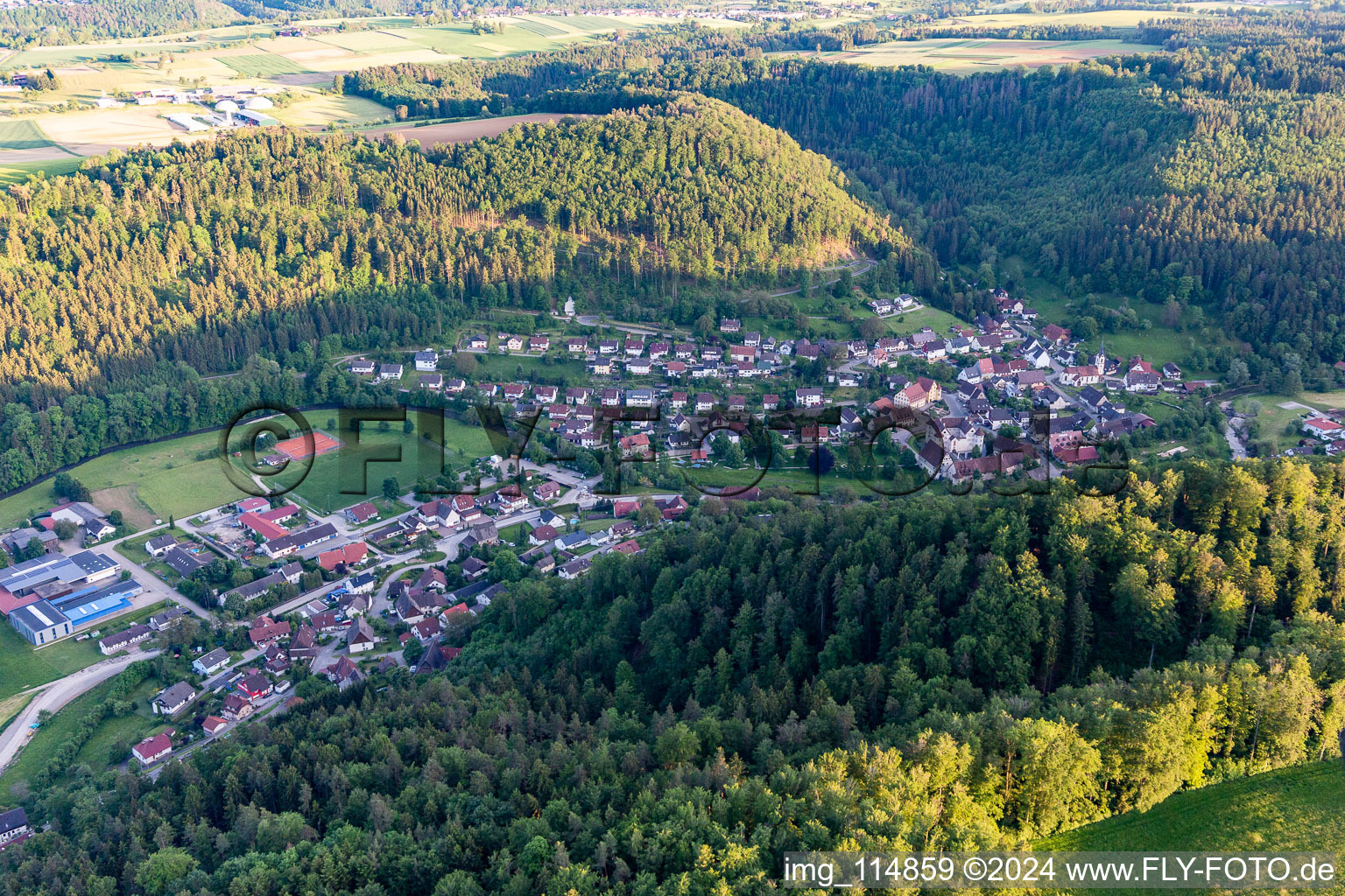 Ortsteil Glatt in Sulz am Neckar im Bundesland Baden-Württemberg, Deutschland