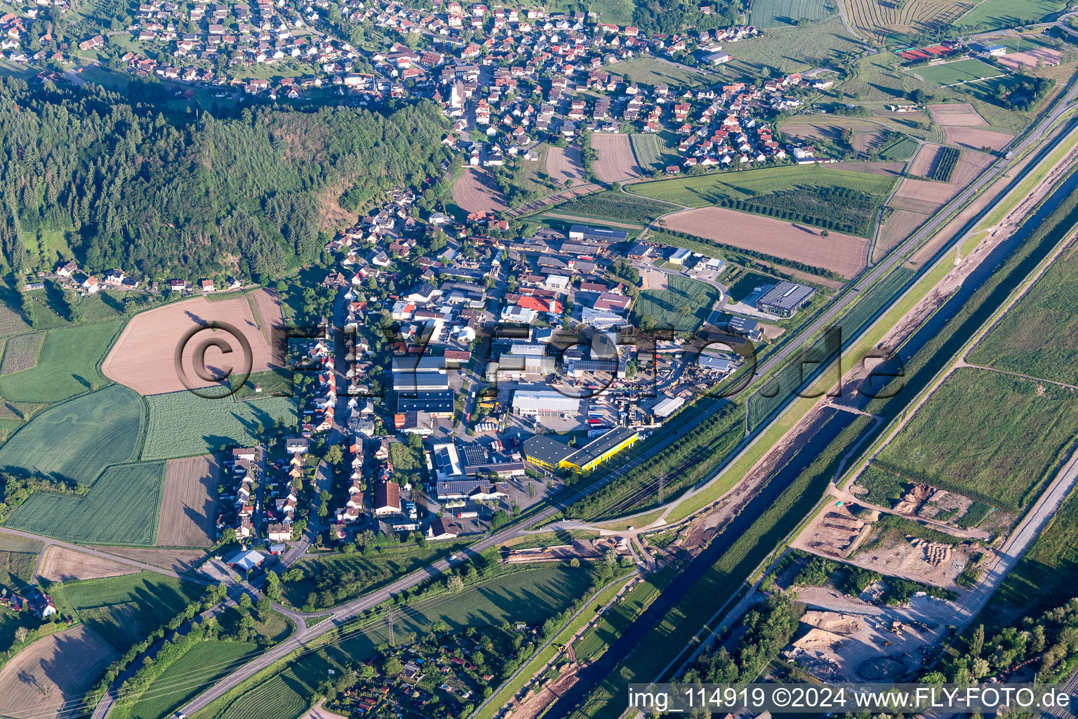 Berghaupten im Bundesland Baden-Württemberg, Deutschland