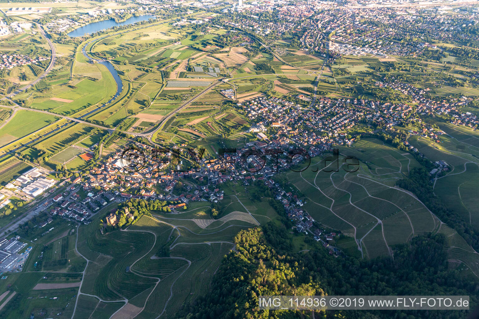 Luftaufnahme von Ohlsbach im Bundesland Baden-Württemberg, Deutschland