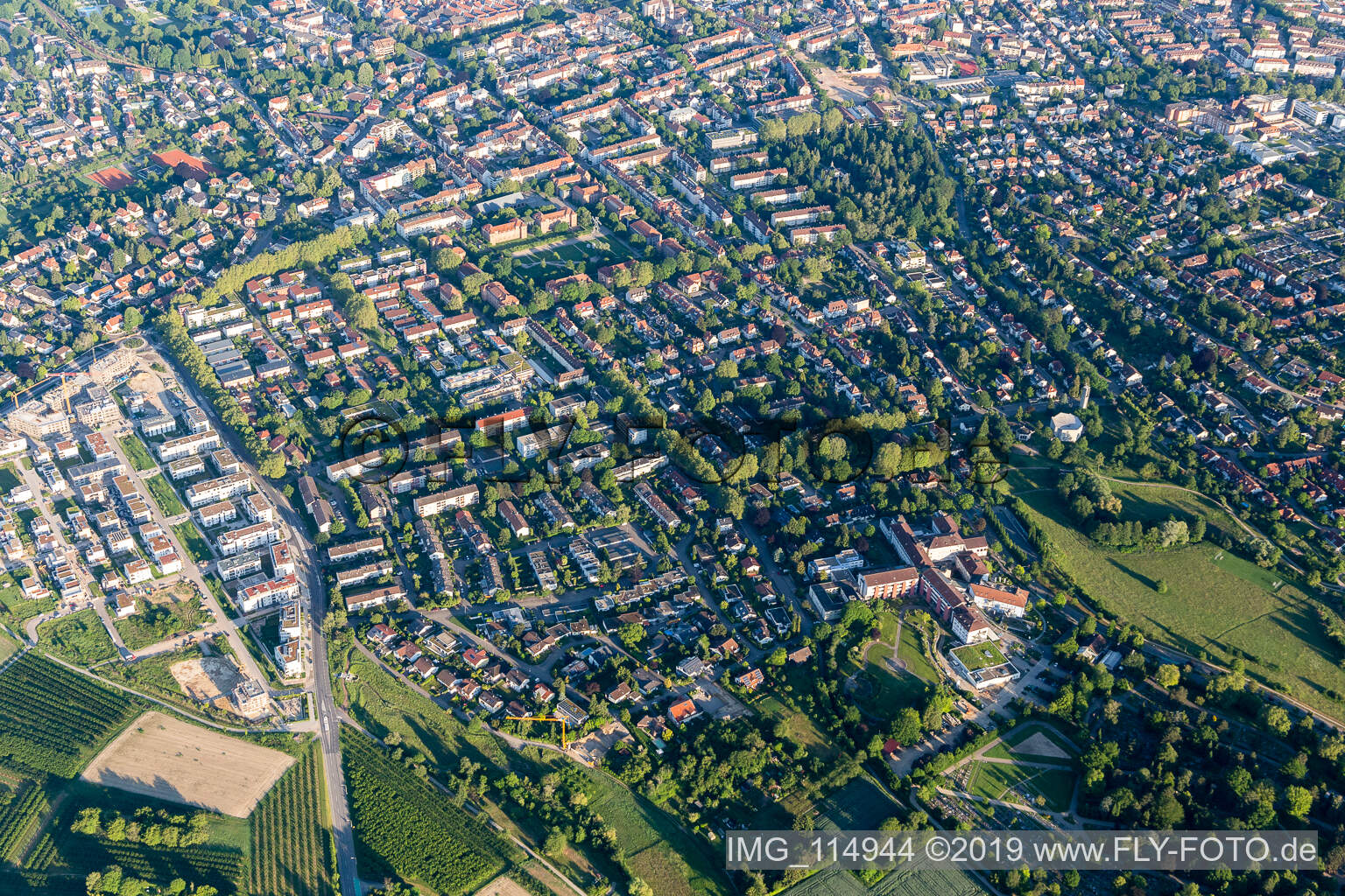 Luftbild von Offenburg im Bundesland Baden-Württemberg, Deutschland