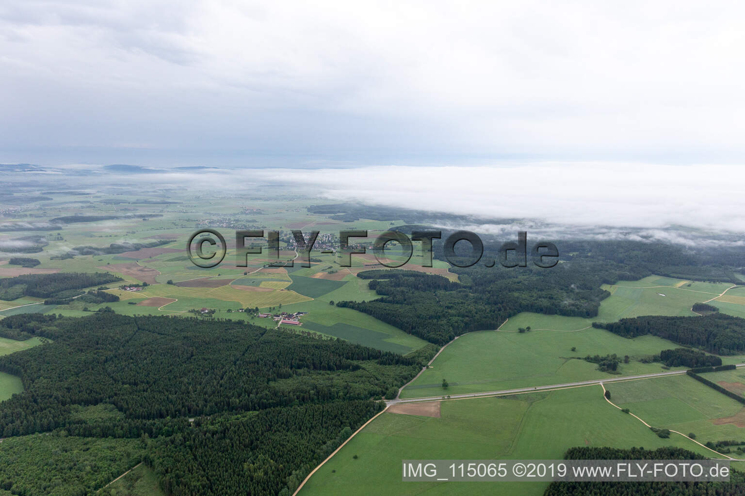 Luftbild von Buchheim im Bundesland Baden-Württemberg, Deutschland