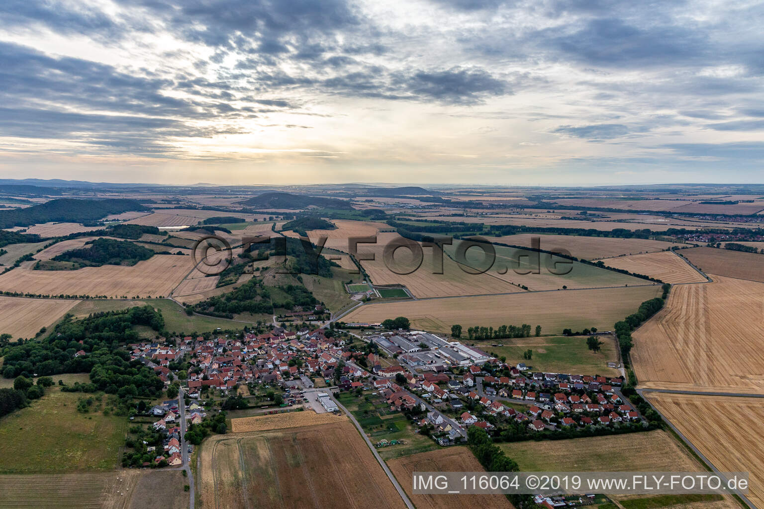 Luftbild von Amt Wachsenburg im Bundesland Thüringen, Deutschland