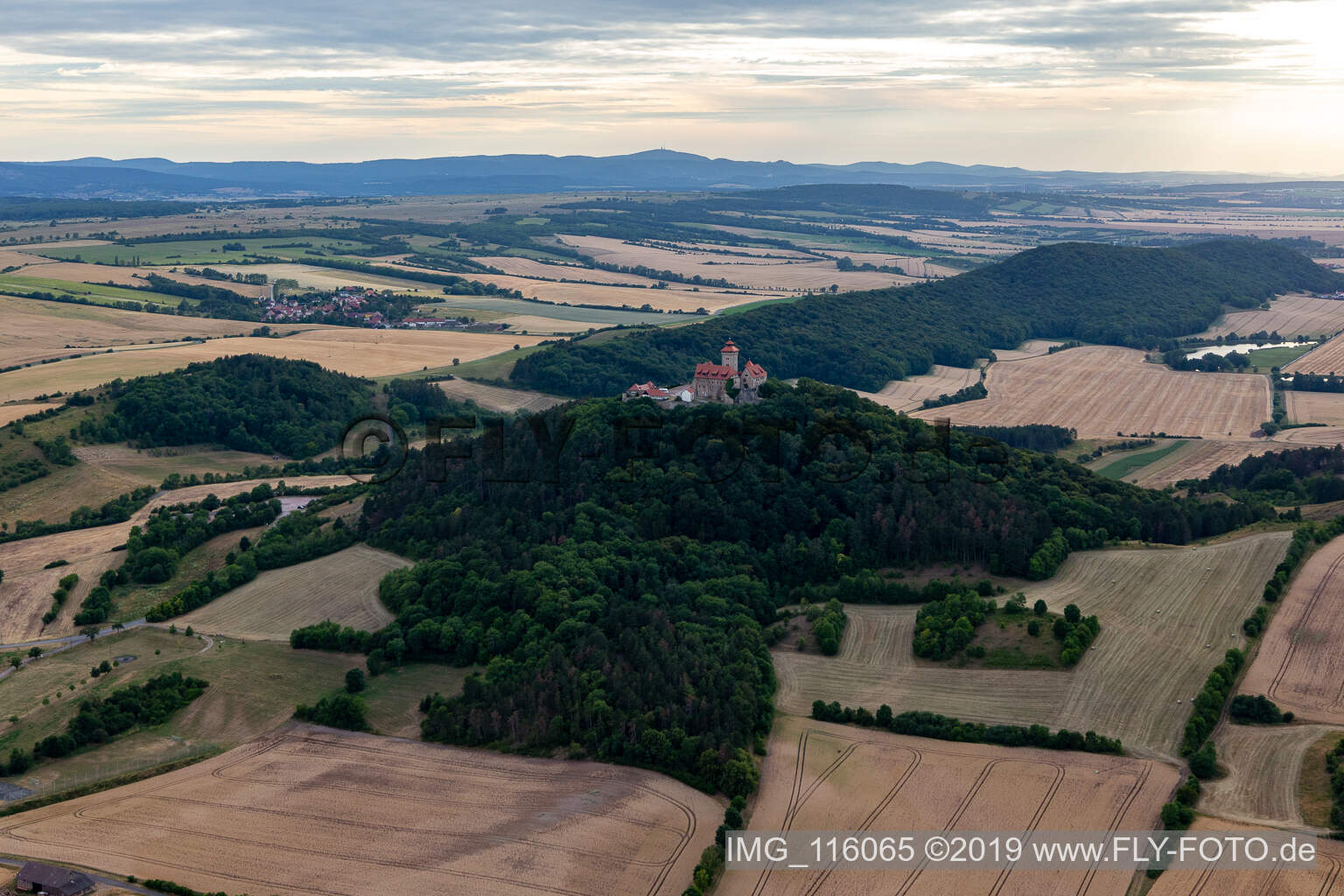 Luftaufnahme von Amt Wachsenburg im Bundesland Thüringen, Deutschland