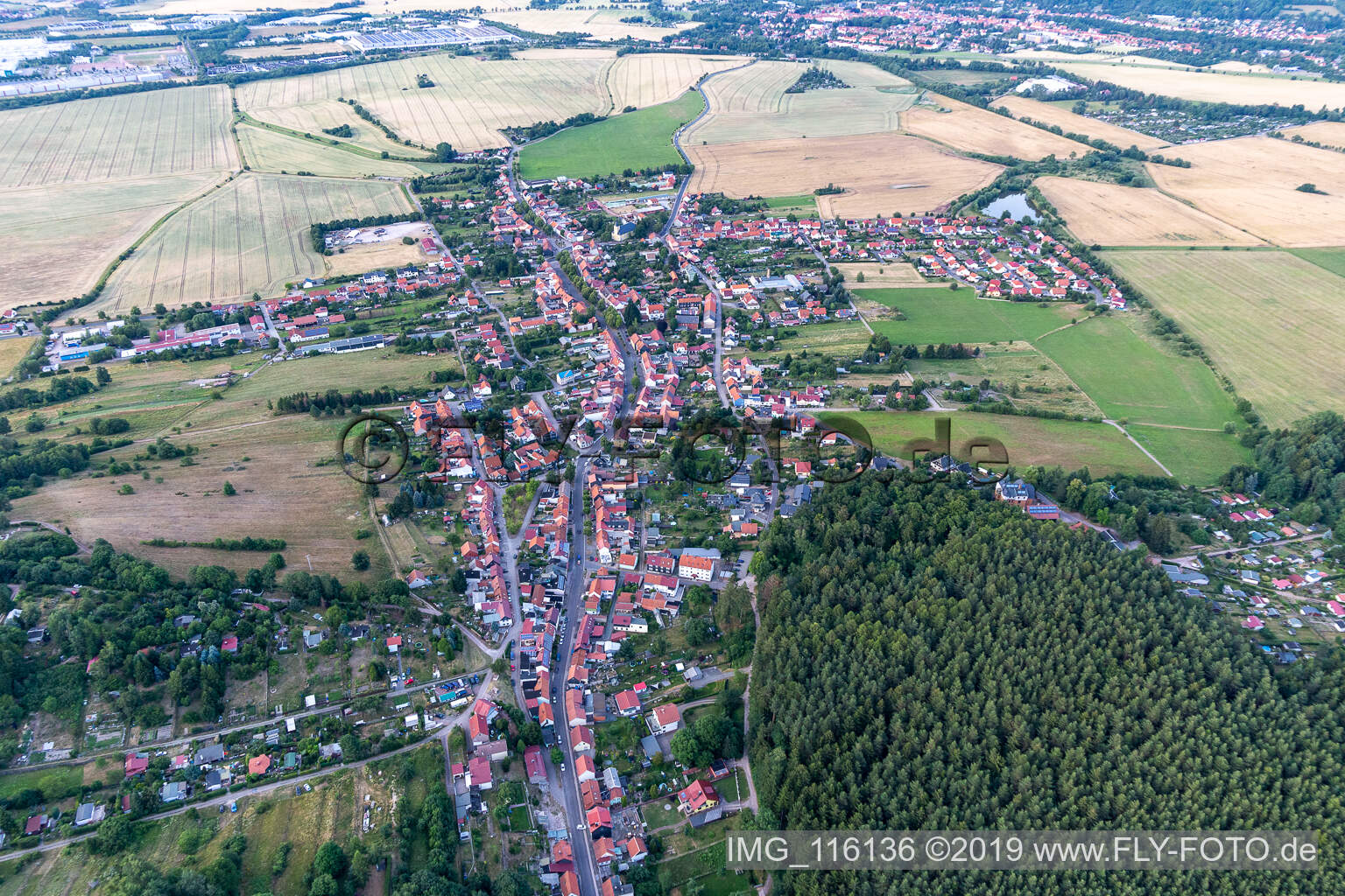 Luftaufnahme von Gräfenhain im Bundesland Thüringen, Deutschland