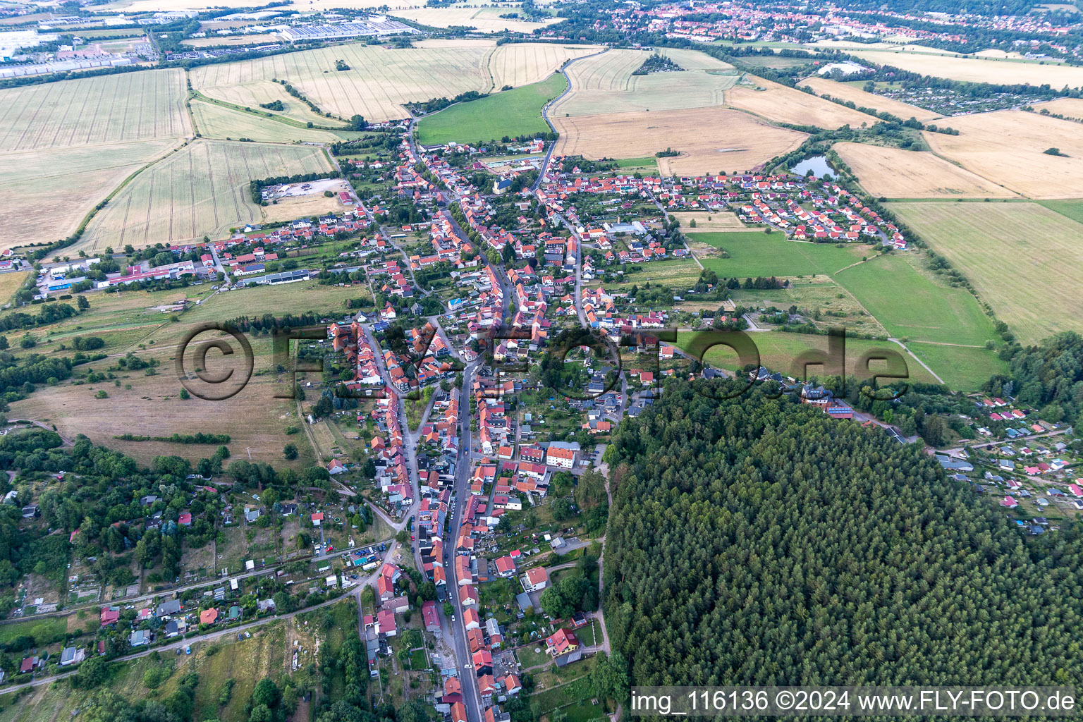 Luftaufnahme von Gräfenhain im Bundesland Thüringen, Deutschland