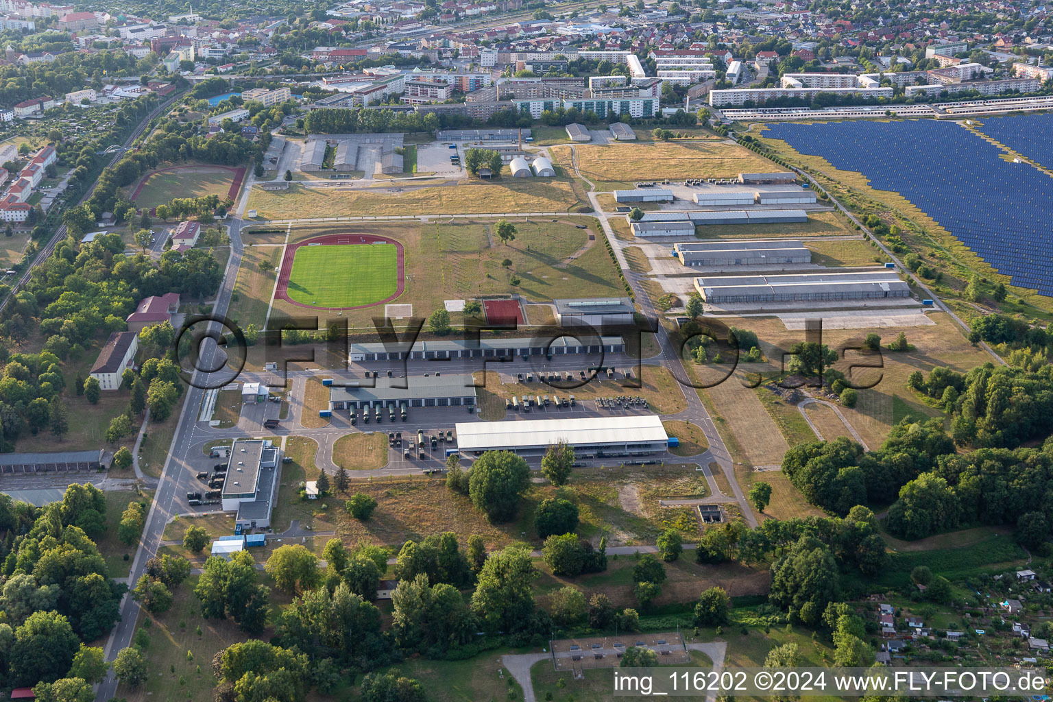 Uckermarkkaserne in Prenzlau im Bundesland Brandenburg, Deutschland