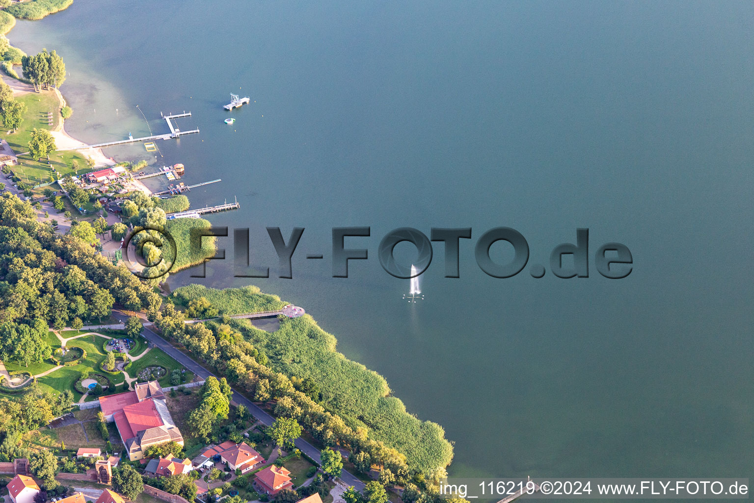 Prenzlau im Bundesland Brandenburg, Deutschland aus der Luft