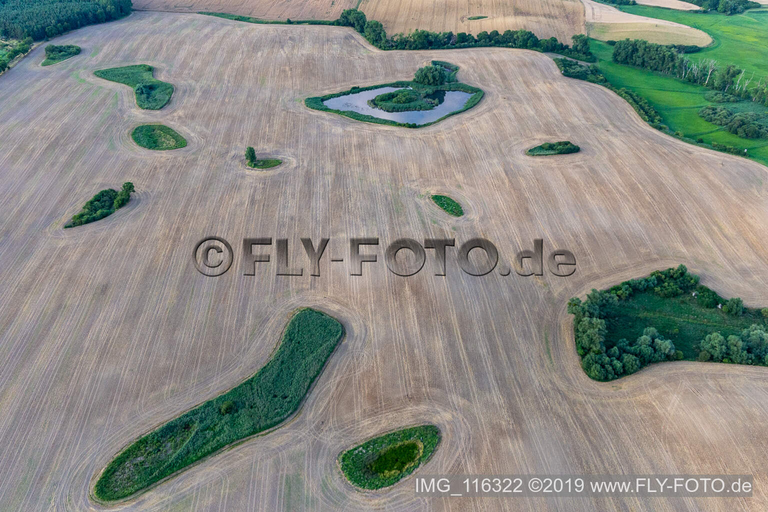 Luftaufnahme von Gerswalde im Bundesland Brandenburg, Deutschland
