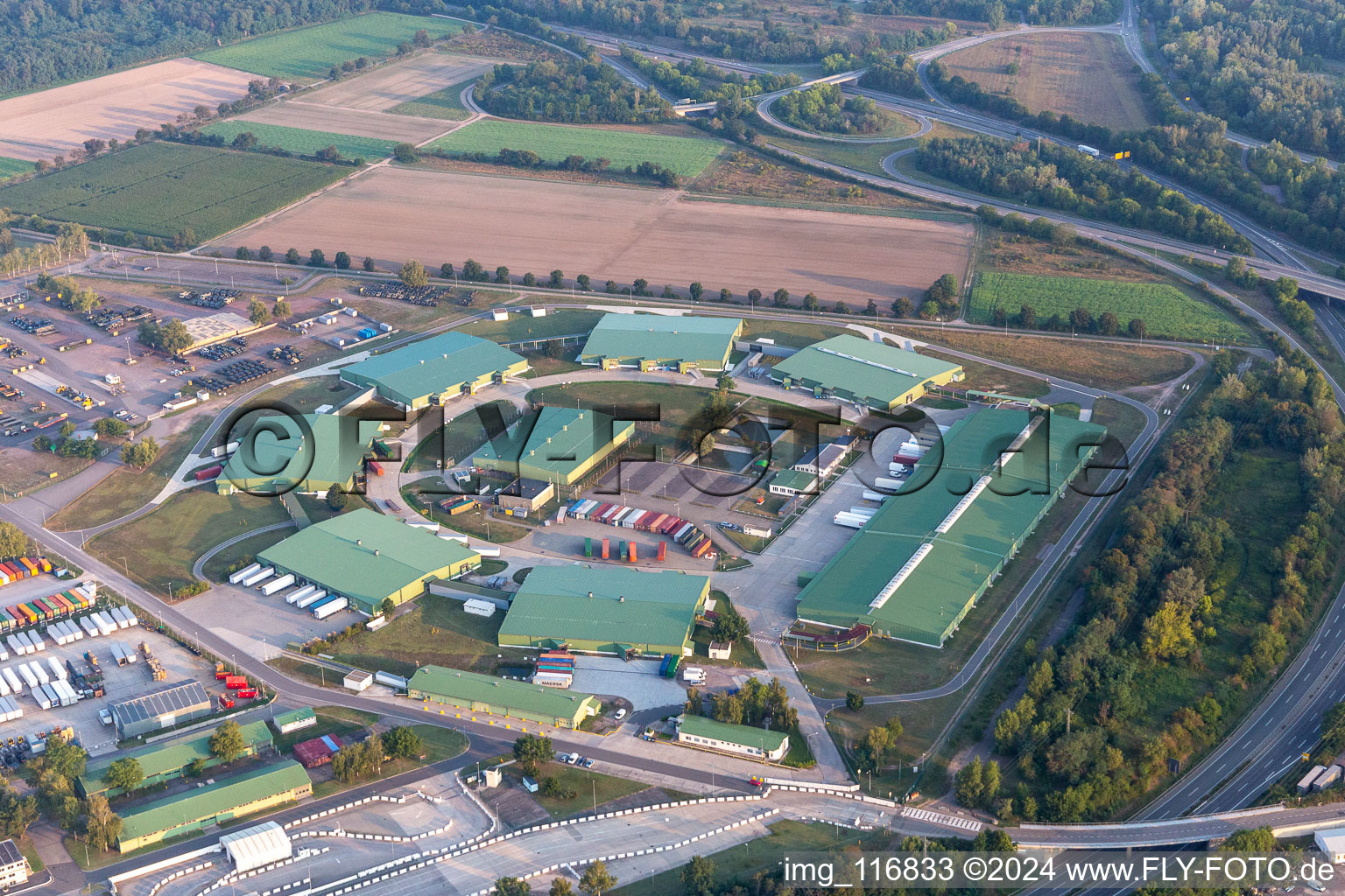 US Army Depot in Lingenfeld im Bundesland Rheinland-Pfalz, Deutschland