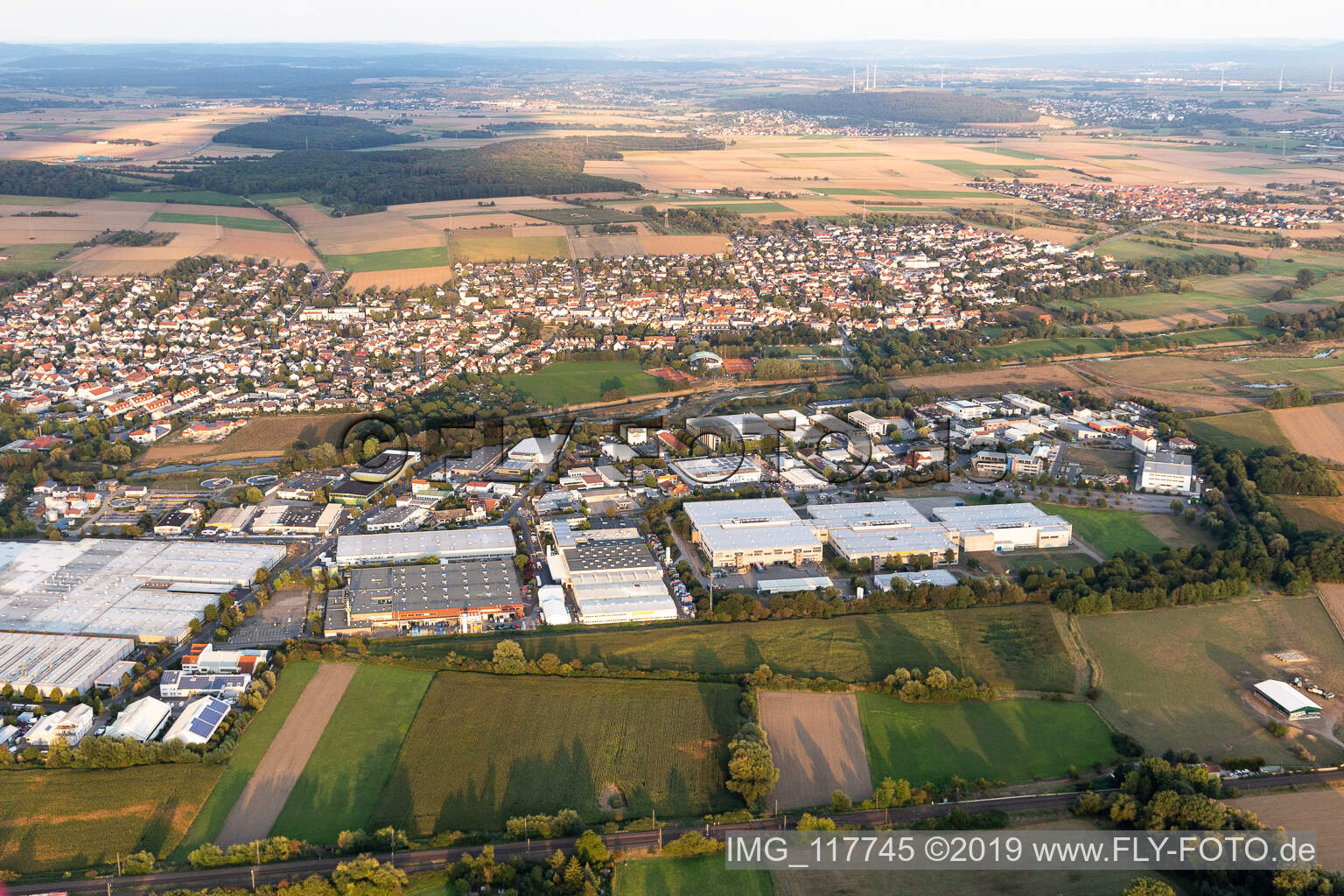 Luftbild von Klein-Karben im Bundesland Hessen, Deutschland