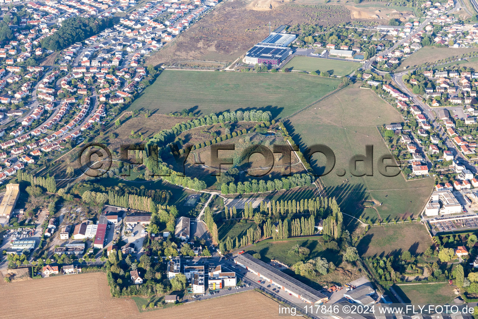 Le Parc des Etangs à Saulxures-lès-Nancy im Bundesland Meurthe-et-Moselle, Frankreich