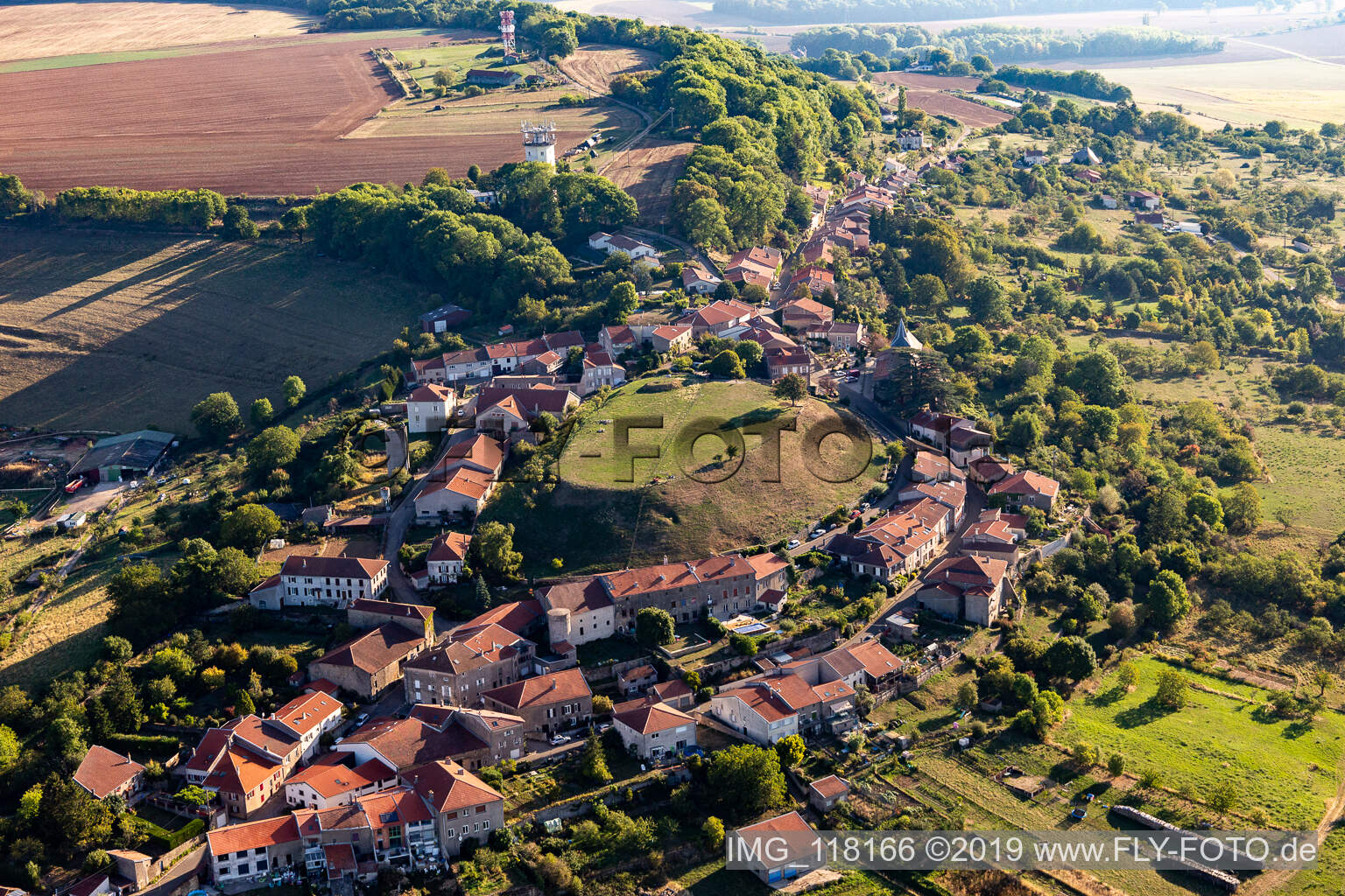 Luftbild von Amance im Bundesland Meurthe-et-Moselle, Frankreich