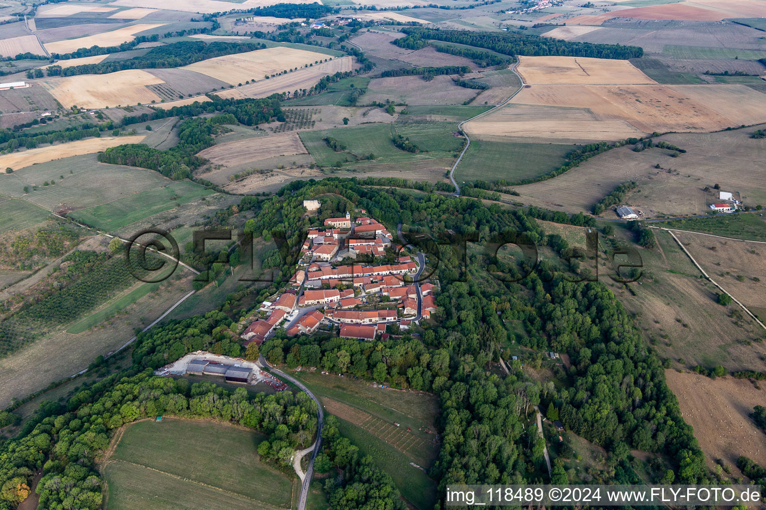 Luftbild von Vaudémont im Bundesland Meurthe-et-Moselle, Frankreich