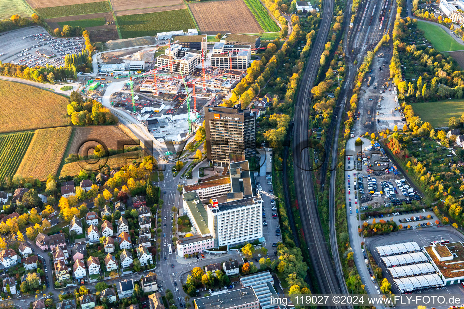 Wüstenrot Bausparkasse im Ortsteil Ludwigsburg-Mitte im Bundesland Baden-Württemberg, Deutschland