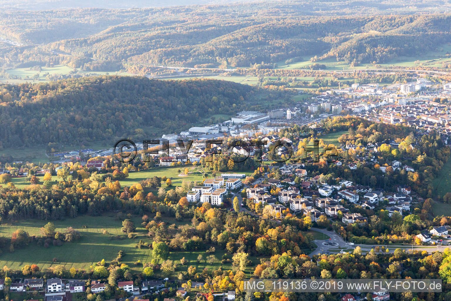 Luftbild von Leonberg im Bundesland Baden-Württemberg, Deutschland