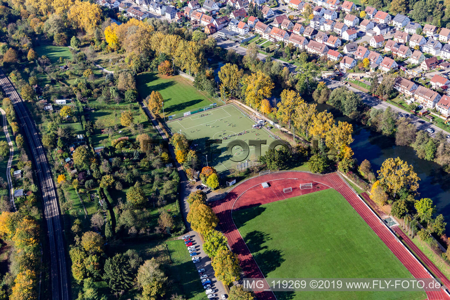 Luftbild von FV 09 Nürtingen e.V im Bundesland Baden-Württemberg, Deutschland
