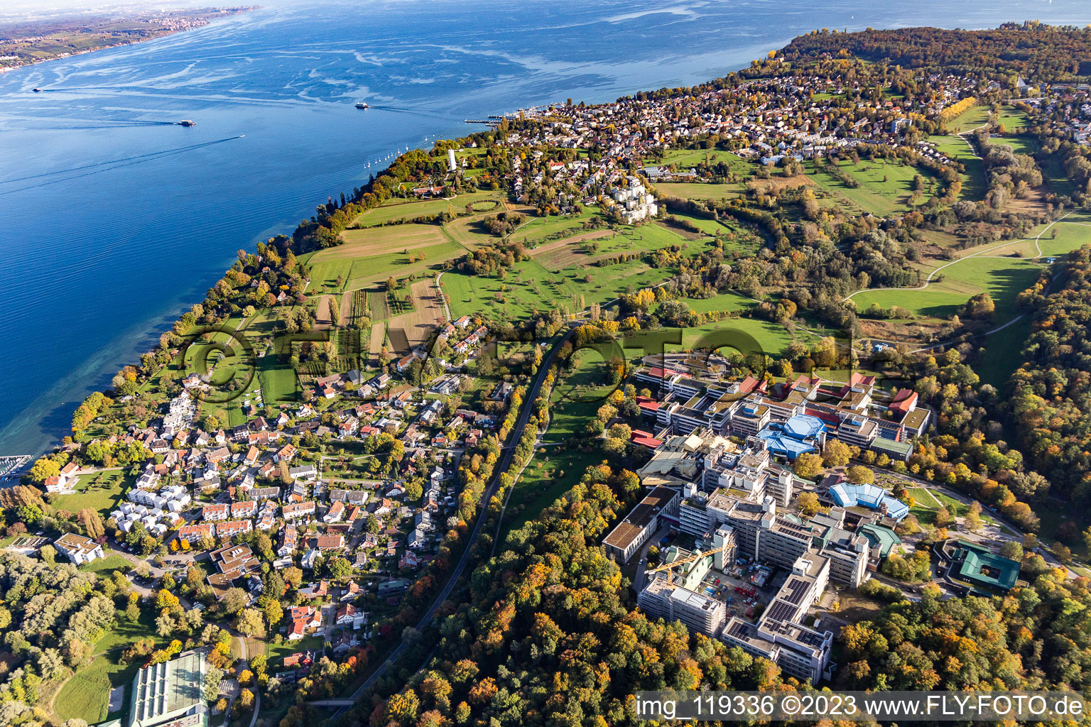 Luftbild von Die Universität Konstanz in Konstanz im Ortsteil Egg im Bundesland Baden-Württemberg, Deutschland