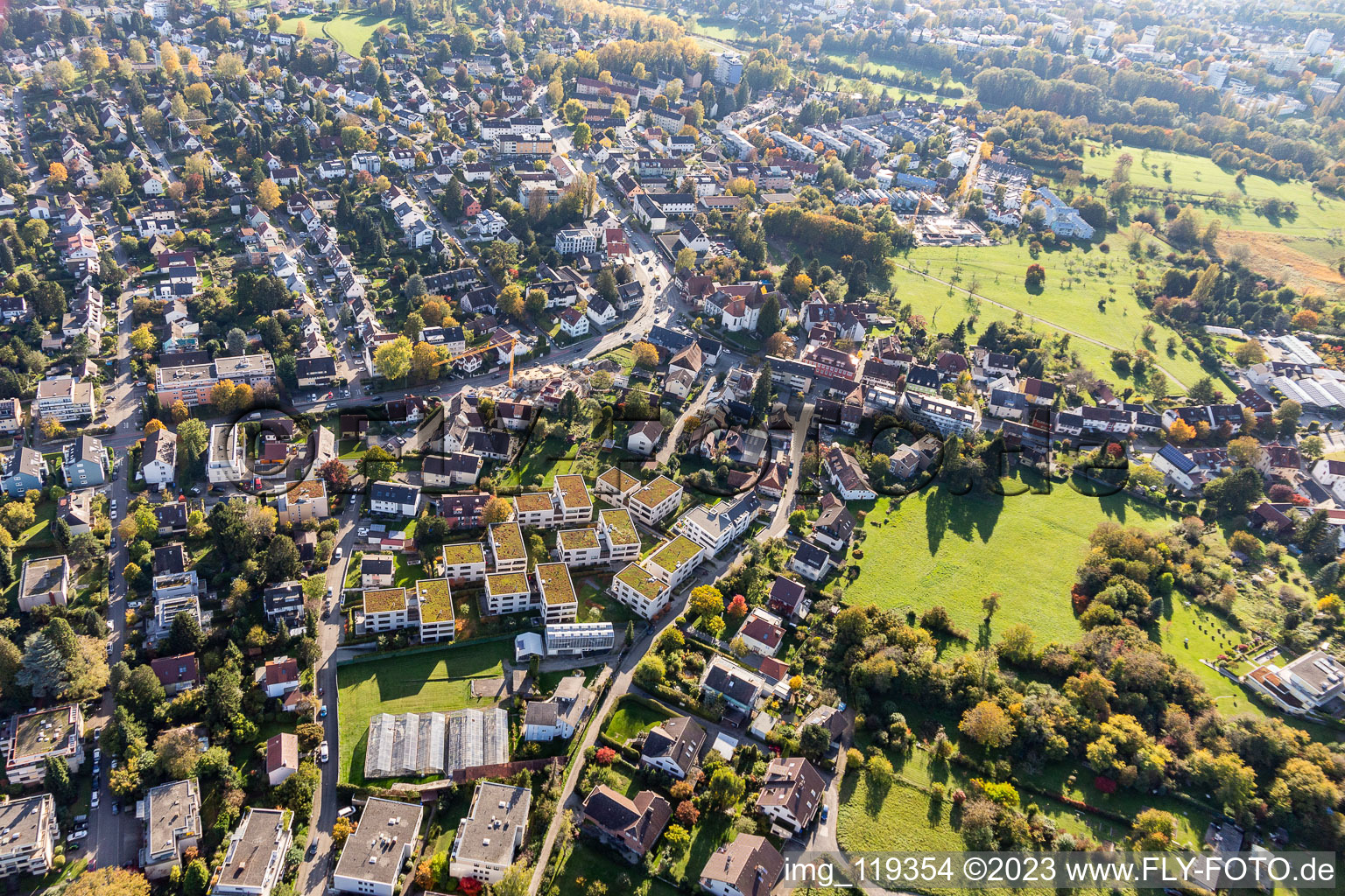 Luftbild von SEESIDE Quartier in Konstanz-Allmannsdorf im Bundesland Baden-Württemberg, Deutschland