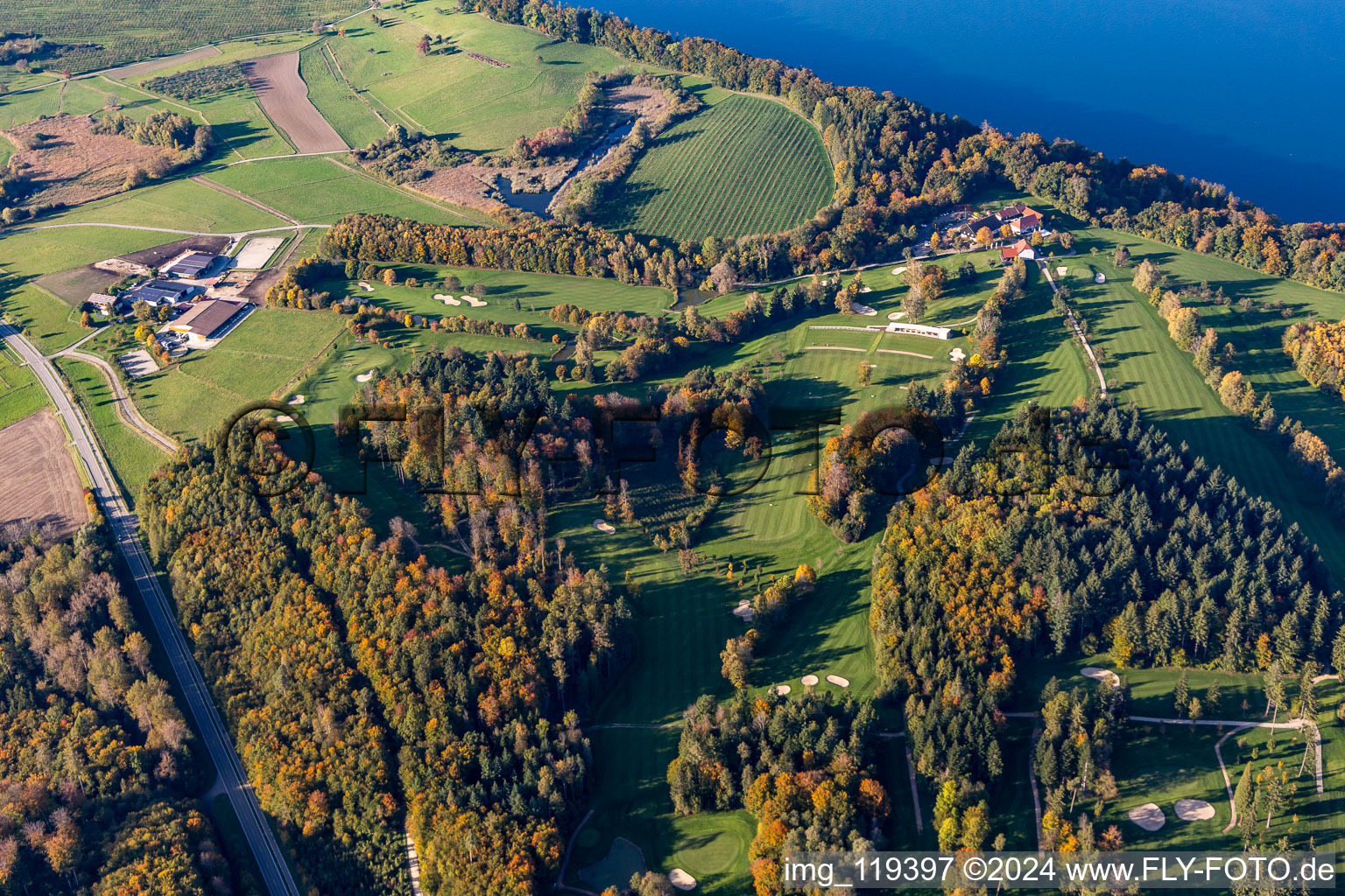 Golf-Club Konstanz im Ortsteil Langenrain in Allensbach im Bundesland Baden-Württemberg, Deutschland