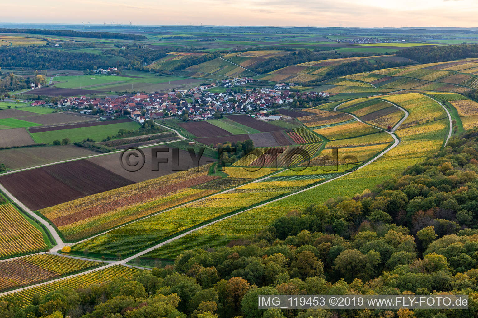 Luftbild von Eisenheim im Bundesland Bayern, Deutschland