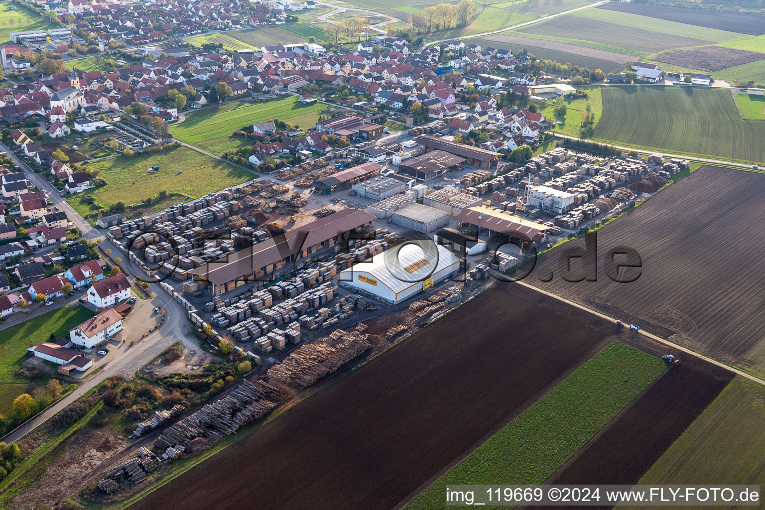 Gleitsmann Holzwerke in Unterspiesheim im Bundesland Bayern, Deutschland