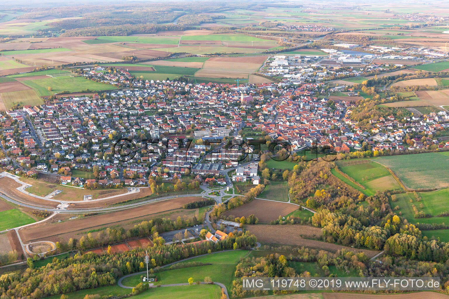 Luftaufnahme von Lengfeld im Bundesland Bayern, Deutschland