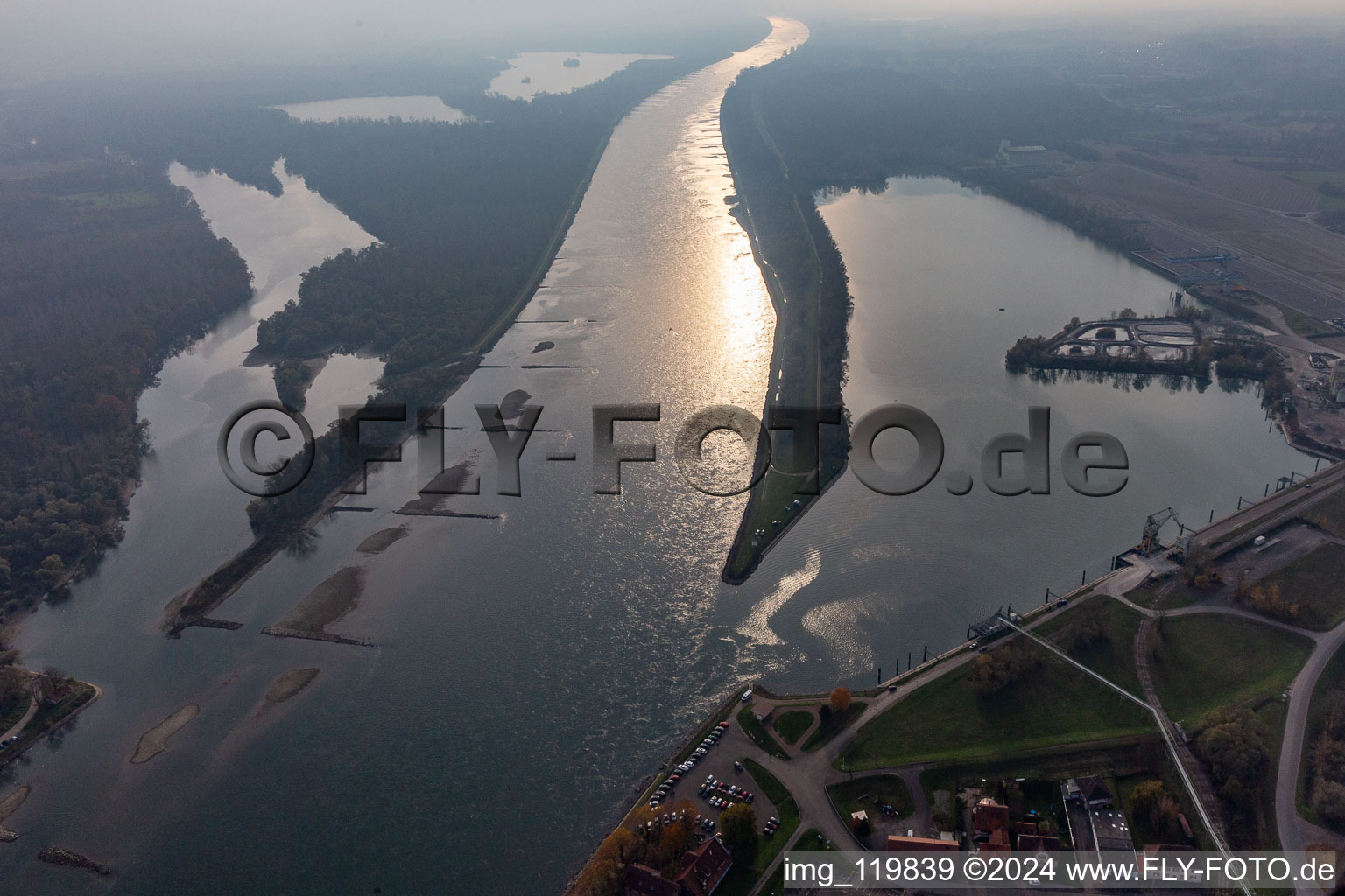 Port autonome de Strasbourg in Lauterbourg im Bundesland Bas-Rhin, Frankreich