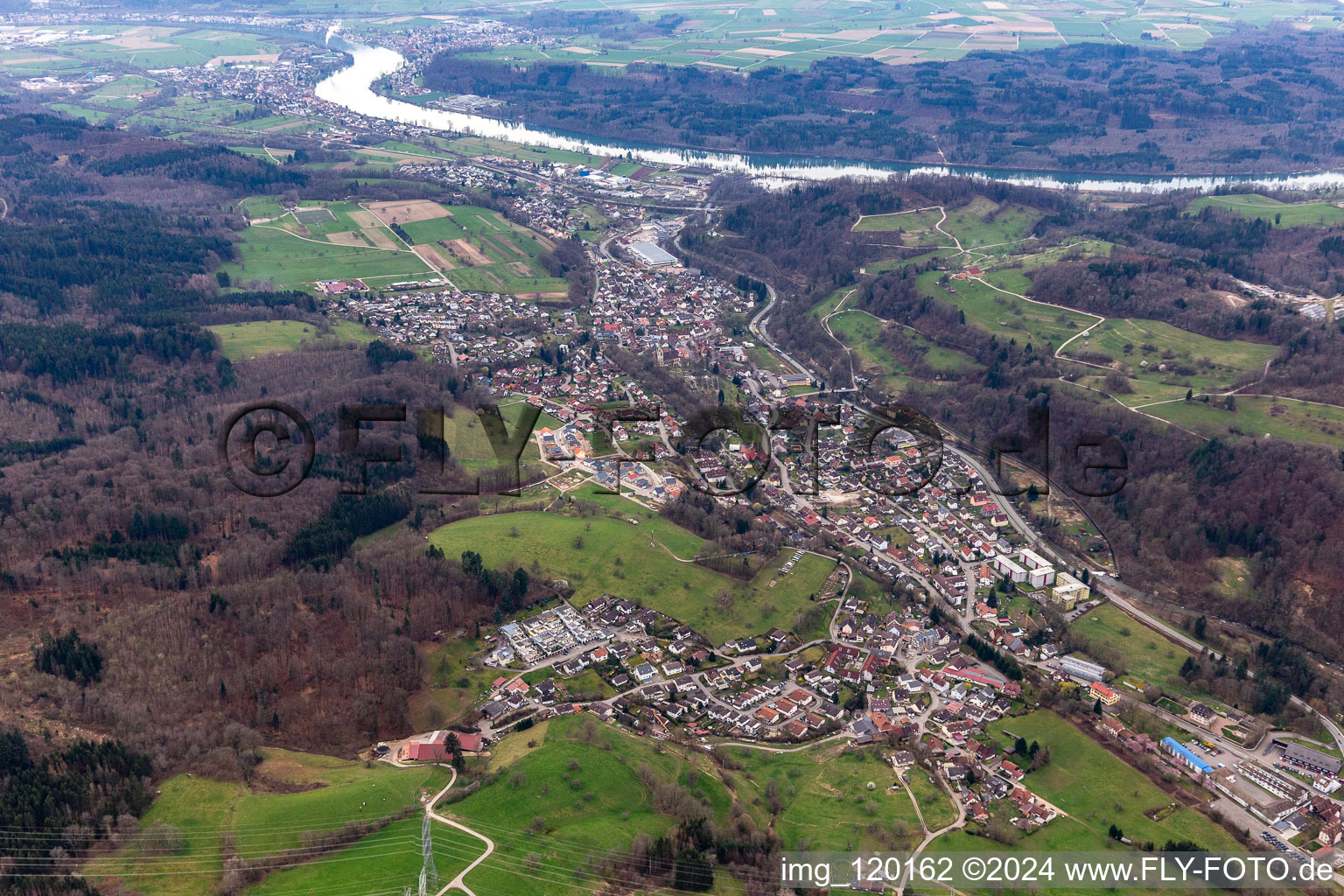 Ortsteil Öflingen in Wehr im Bundesland Baden-Württemberg, Deutschland