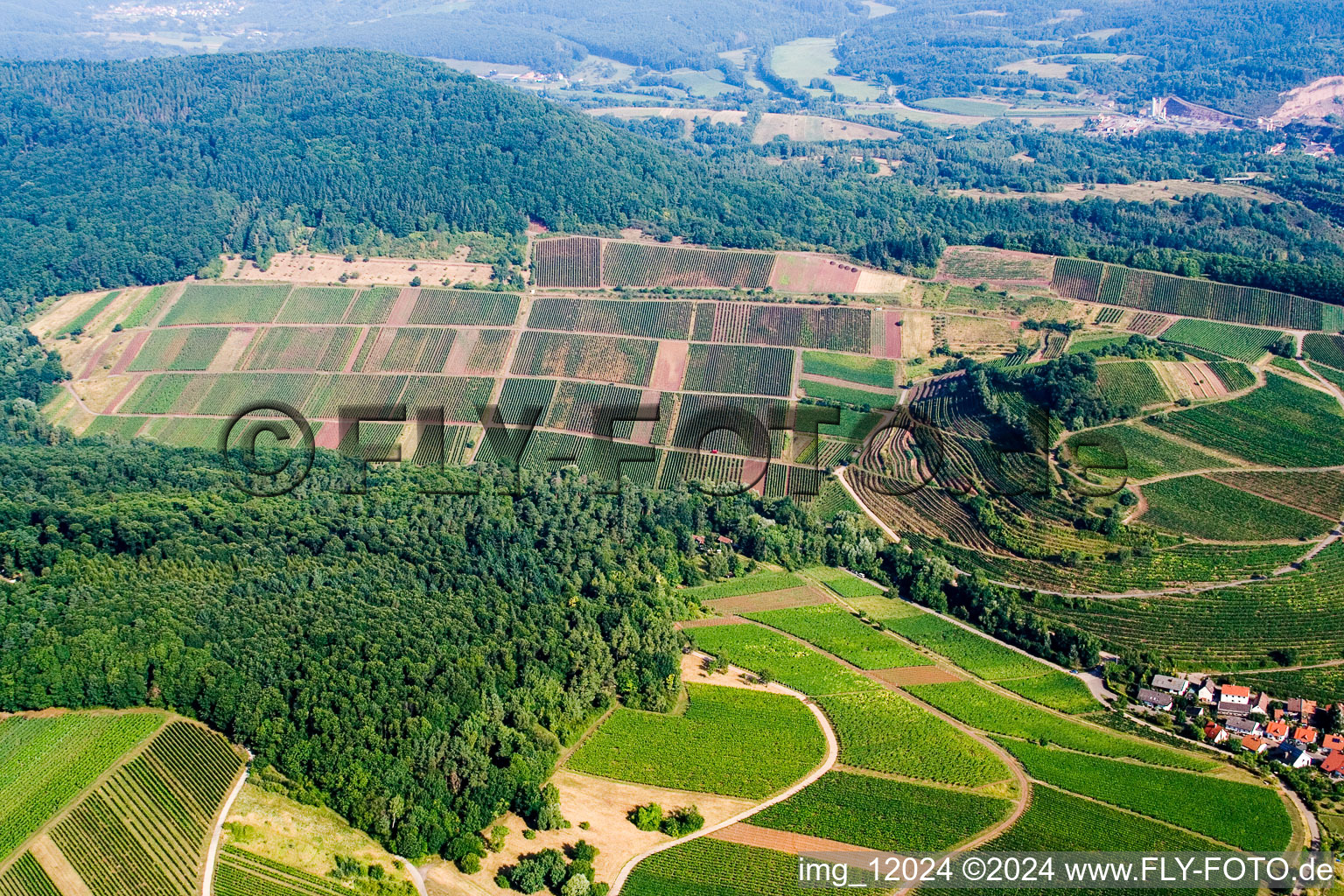 Ranschbach im Bundesland Rheinland-Pfalz, Deutschland aus der Luft