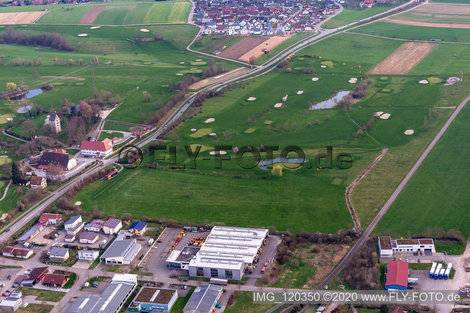 Luftbild von Golfclub Gröbernhof e.V in Zell am Harmersbach im Bundesland Baden-Württemberg, Deutschland