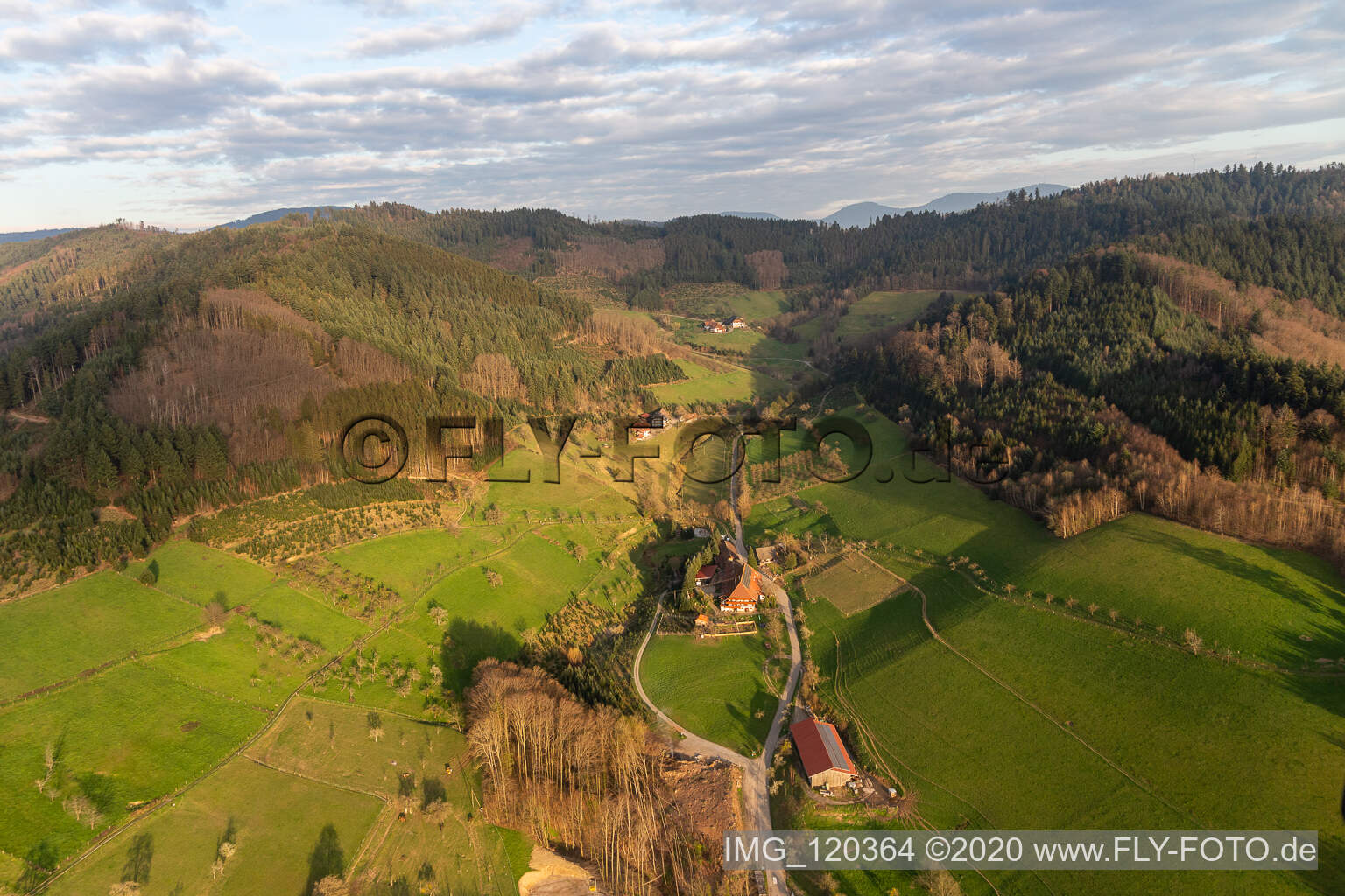 Gengenbach im Bundesland Baden-Württemberg, Deutschland aus der Drohnenperspektive