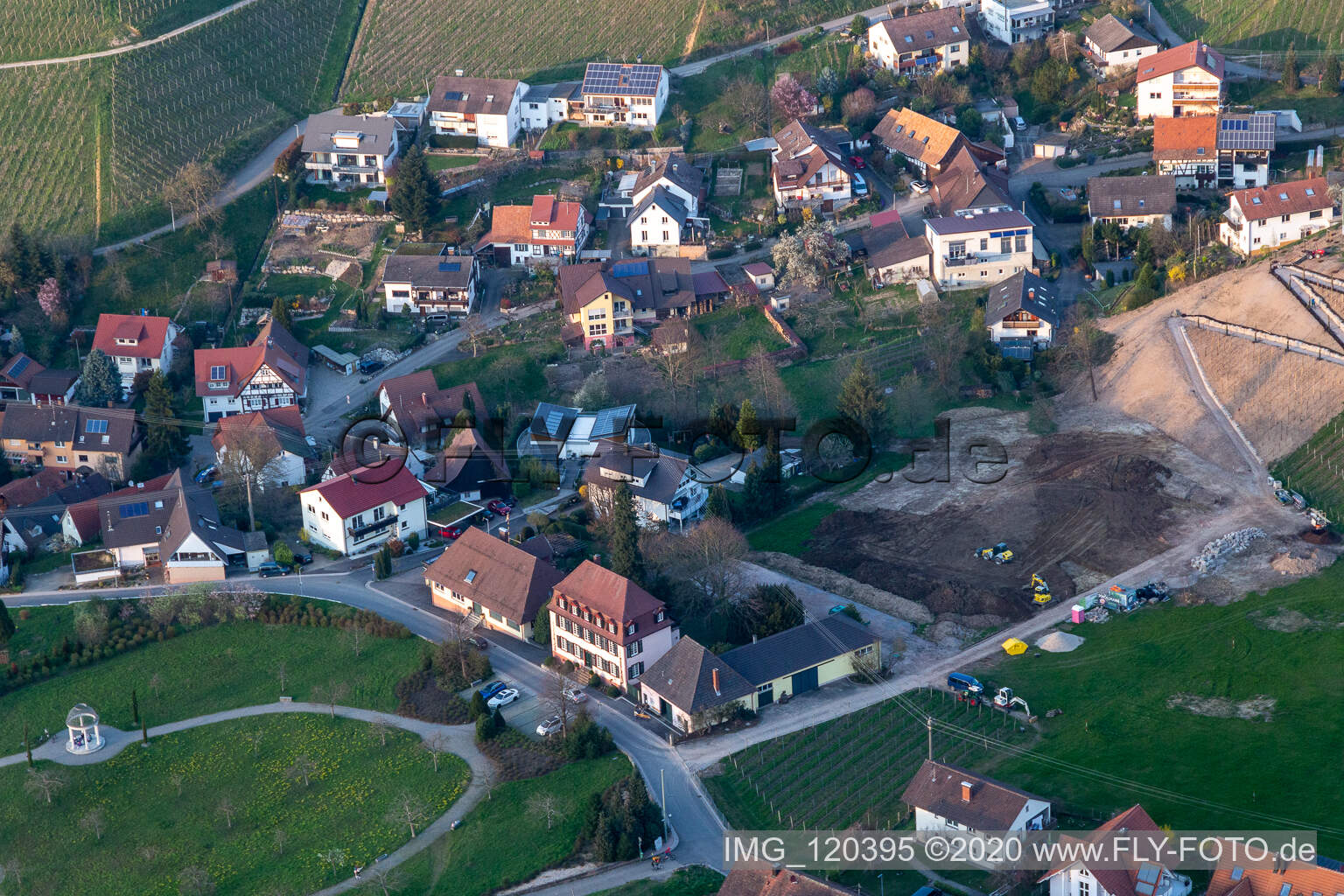 Luftaufnahme von Ortenberg im Bundesland Baden-Württemberg, Deutschland