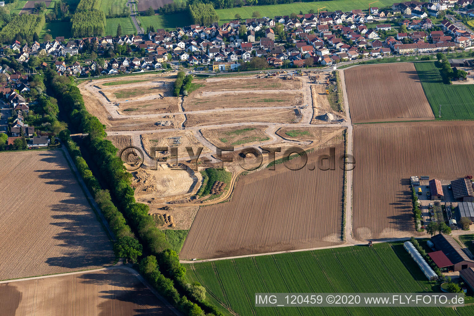 Erschliessung Baugebiet K2 Am Höhenweg in Kandel im Bundesland Rheinland-Pfalz, Deutschland