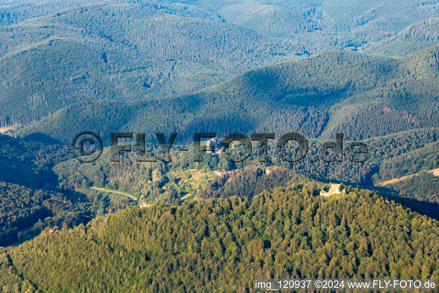 Wegelnburg in Wingen im Bundesland Bas-Rhin, Frankreich