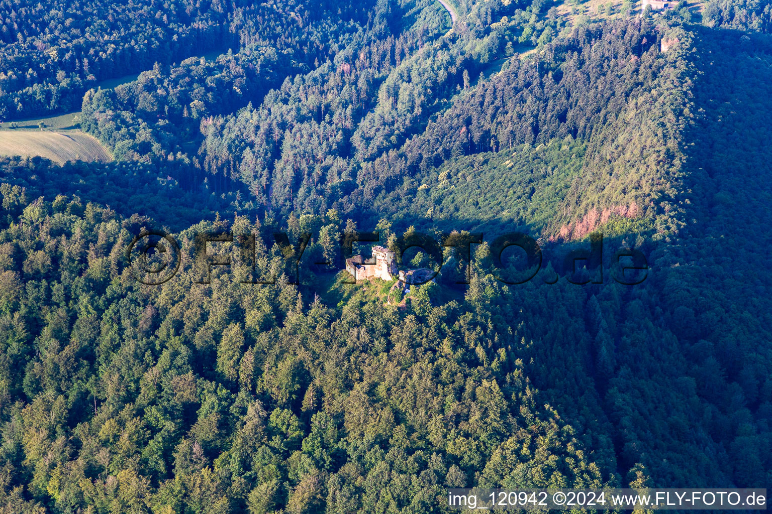 Chateau de Hohenburg in Wingen im Bundesland Bas-Rhin, Frankreich