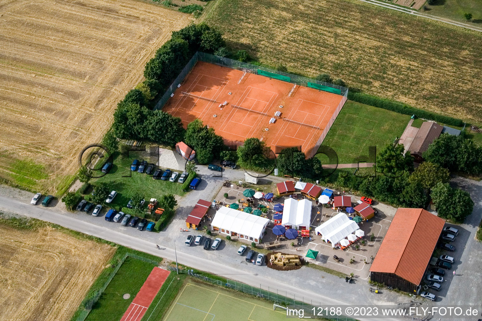 Luftbild von Pfäffingen im Bundesland Baden-Württemberg, Deutschland