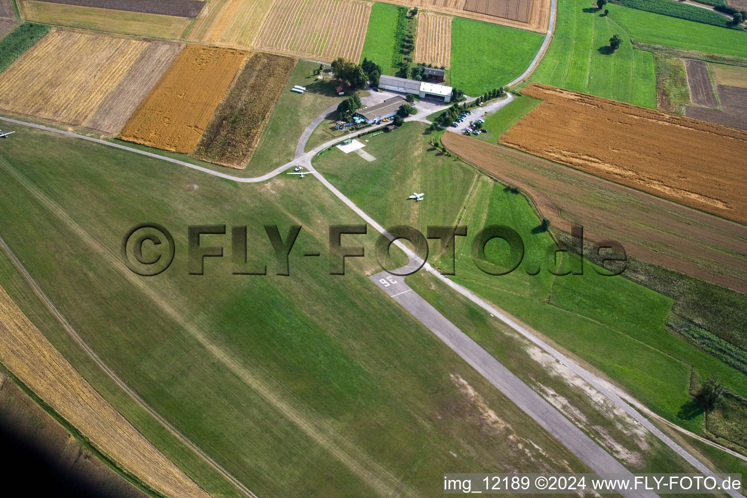 Segelflugplatz Poltringen in Ammerbuch im Bundesland Baden-Württemberg, Deutschland